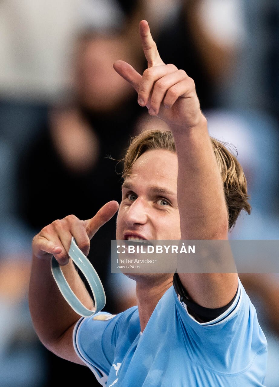 Malmö FFs Erik Botheim jublar