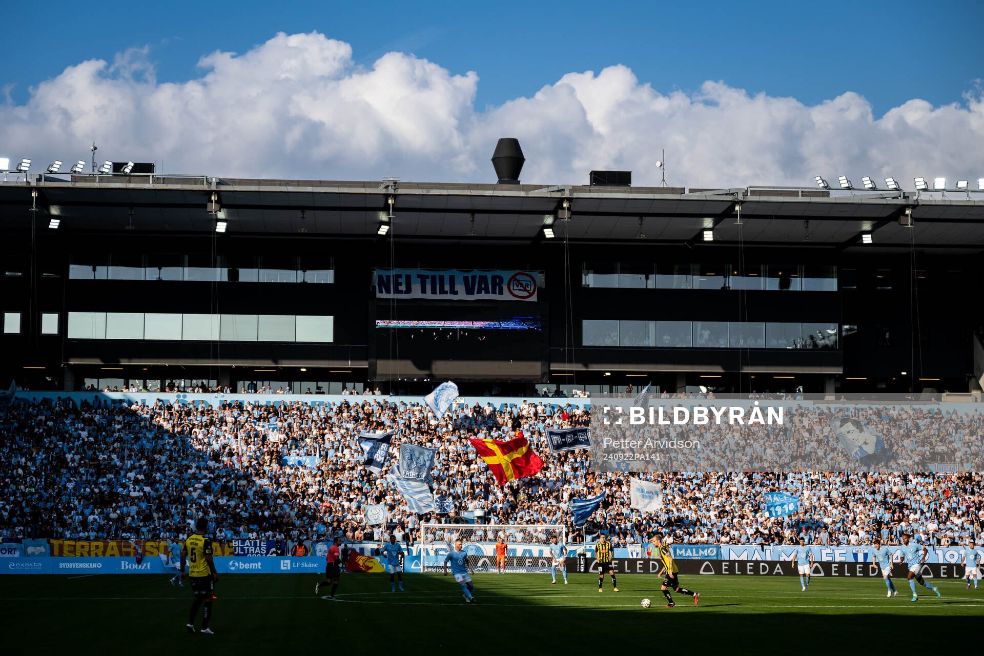 Generell vy över Eleda Stadion