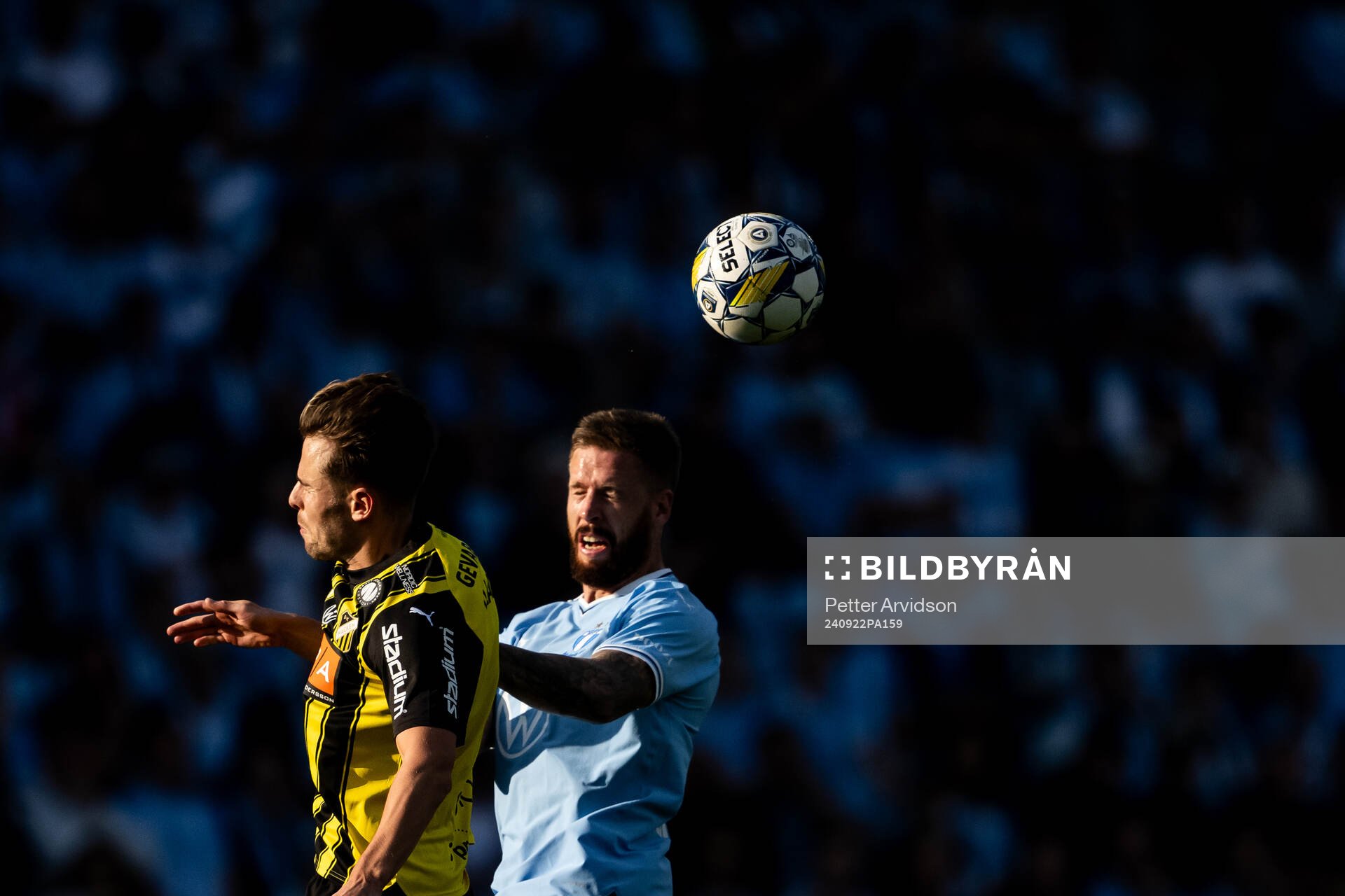 Häckens Lars Olden Larsen och Malmö FFs Pontus Jansson