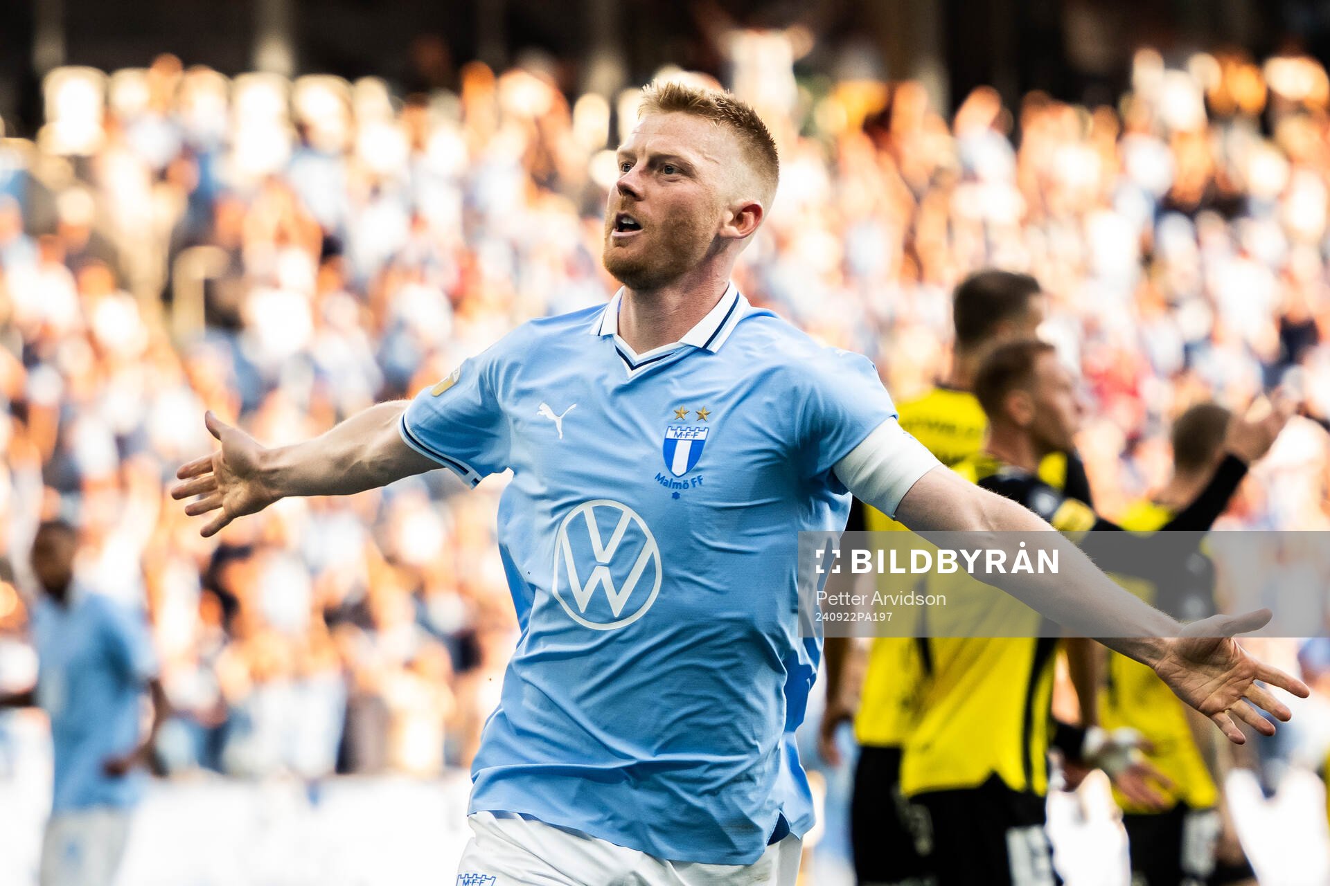 Malmö FFs Anders Christiansen jublar