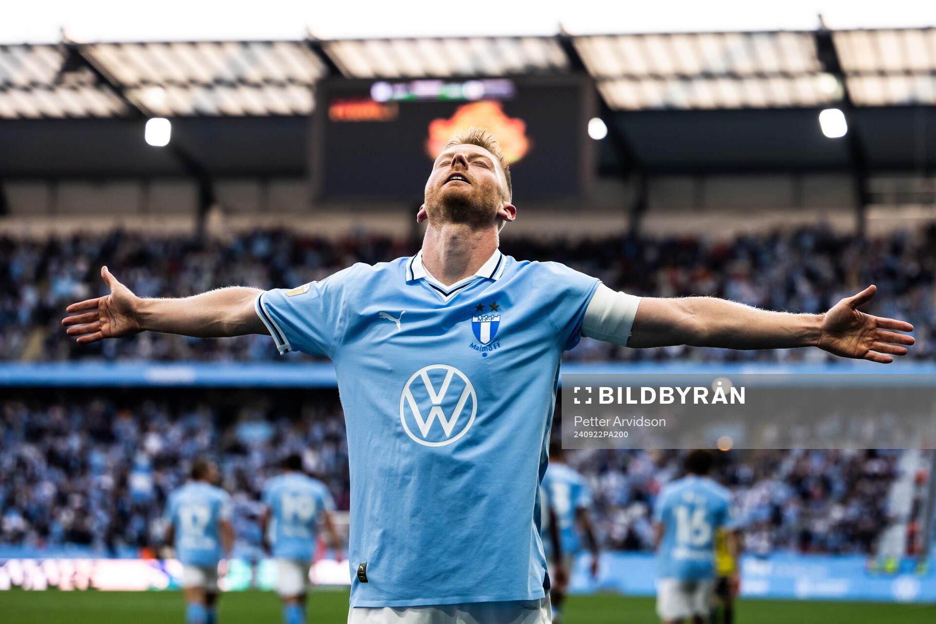 Malmö FFs Anders Christiansen jublar