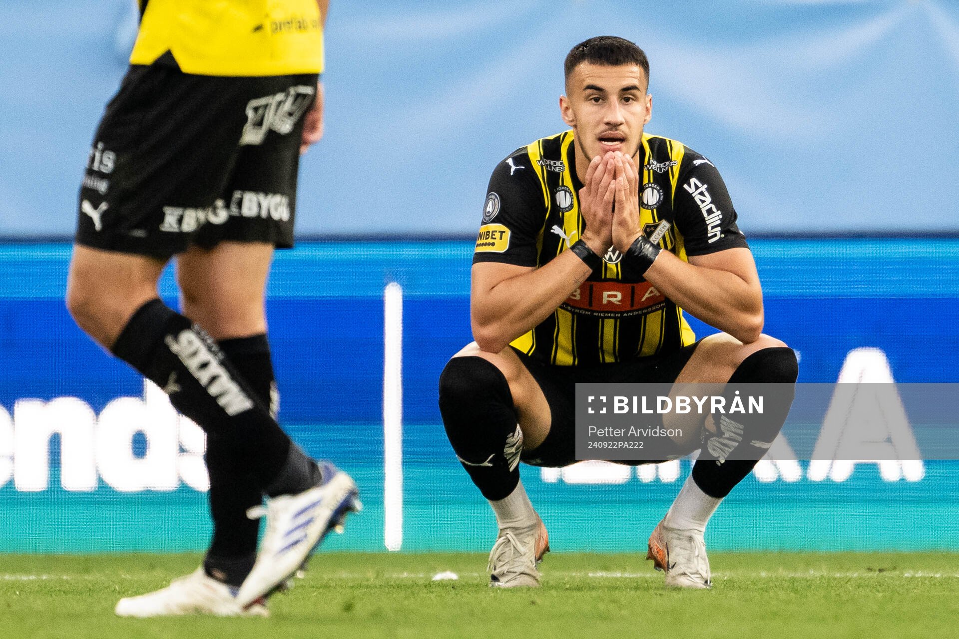 Häckens Srdjan Hrstic deppar