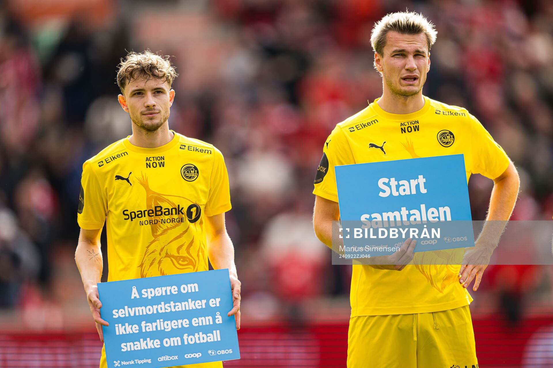 Håkon Evjen and Odin Bjørtuft of Bodø/Glimt