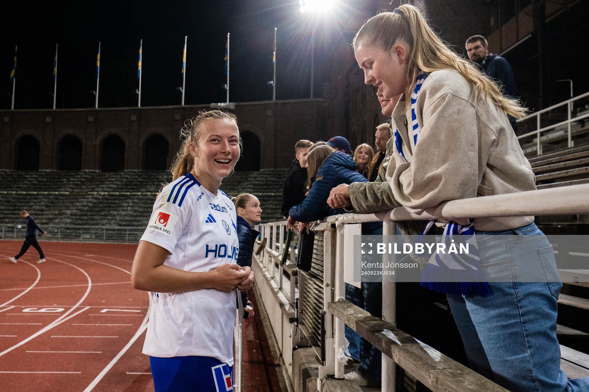 IFK Norrköpings Sara Kanutte Fornes jublar