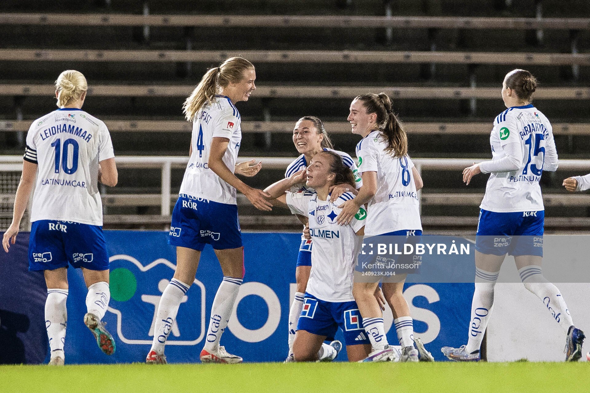 IFK Norrköpings Sara Kanutte Fornes jublar