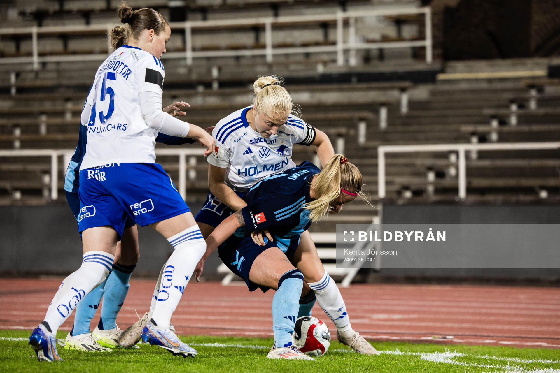 IFK Norrköpings Wilma Leidhammar och Djurgårdens Therese