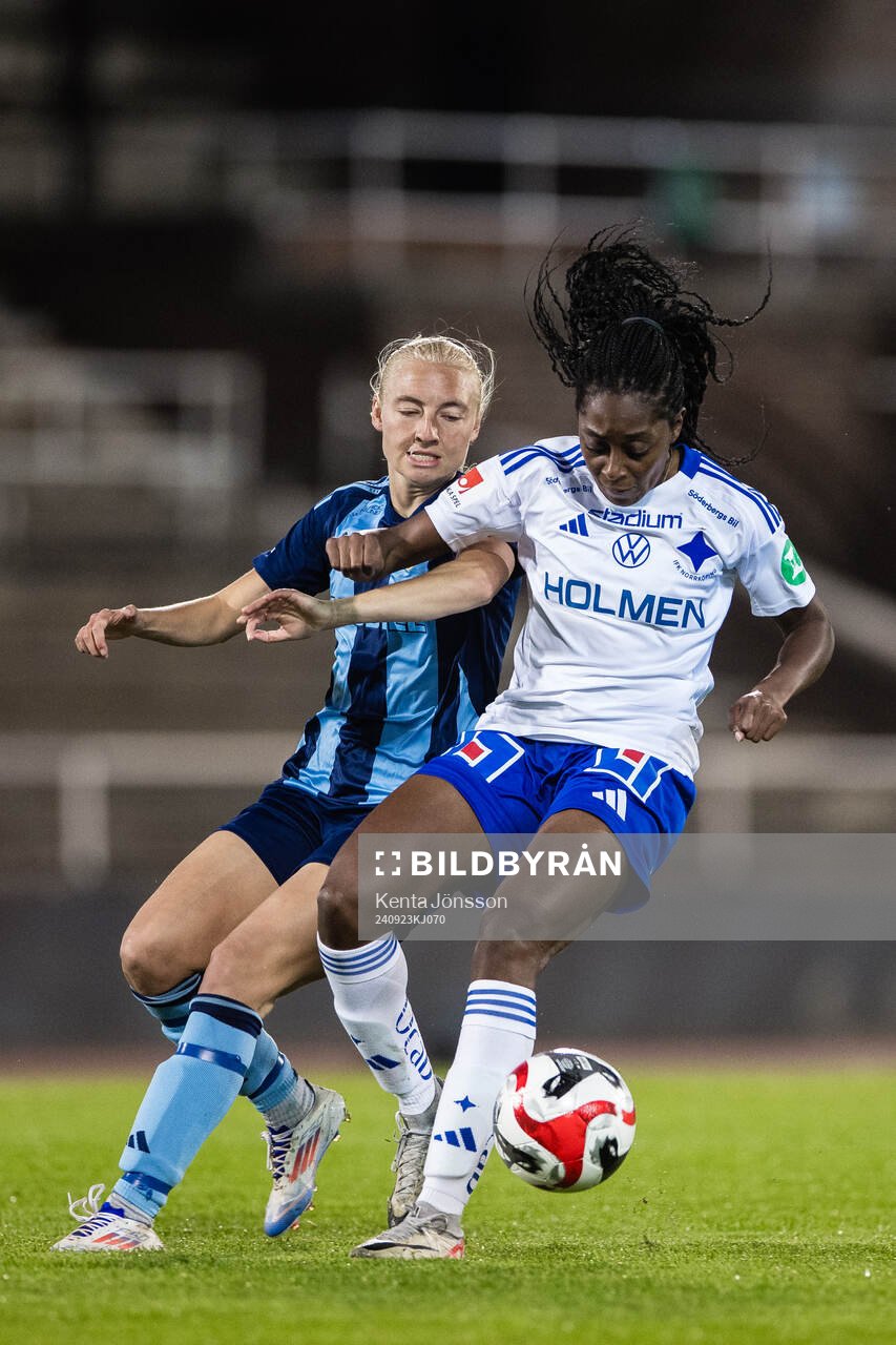 Djurgårdens Stinalisa Johansson och IFK Norrköpings Maya