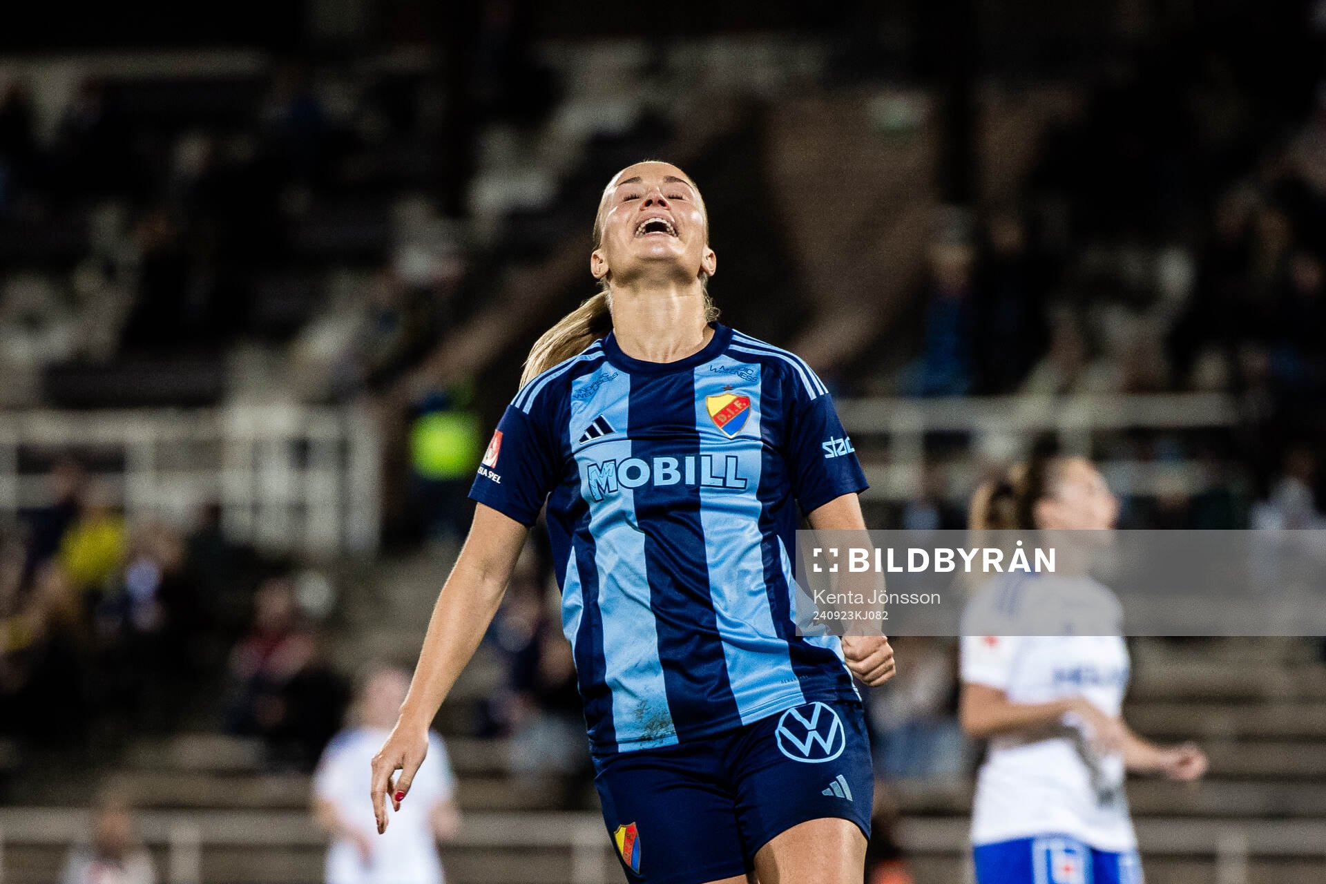 Djurgårdens Tove Almqvist deppar