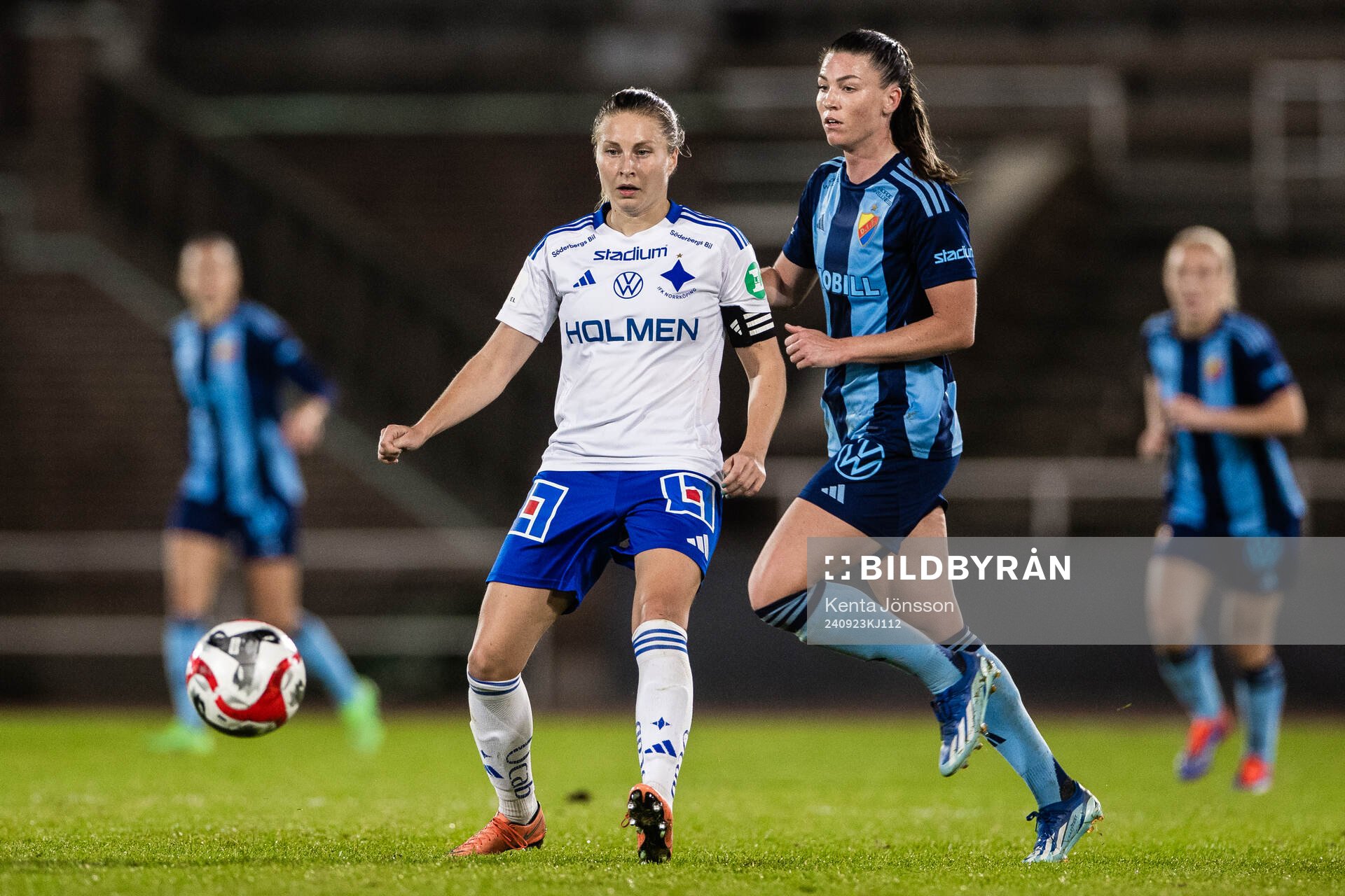 IFK Norrköpings Fanny Andersson och Djurgårdens Lucia