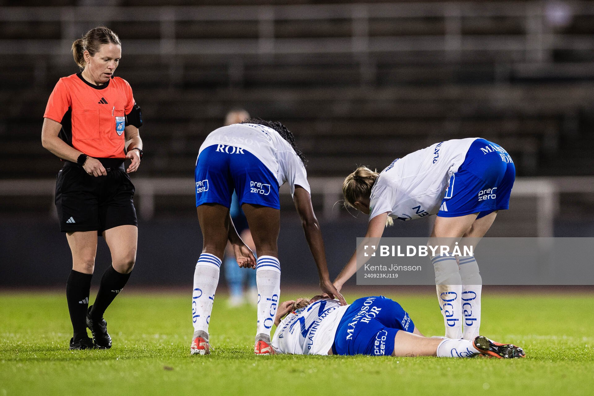 IFK Norrköpings Fanny Andersson har ont