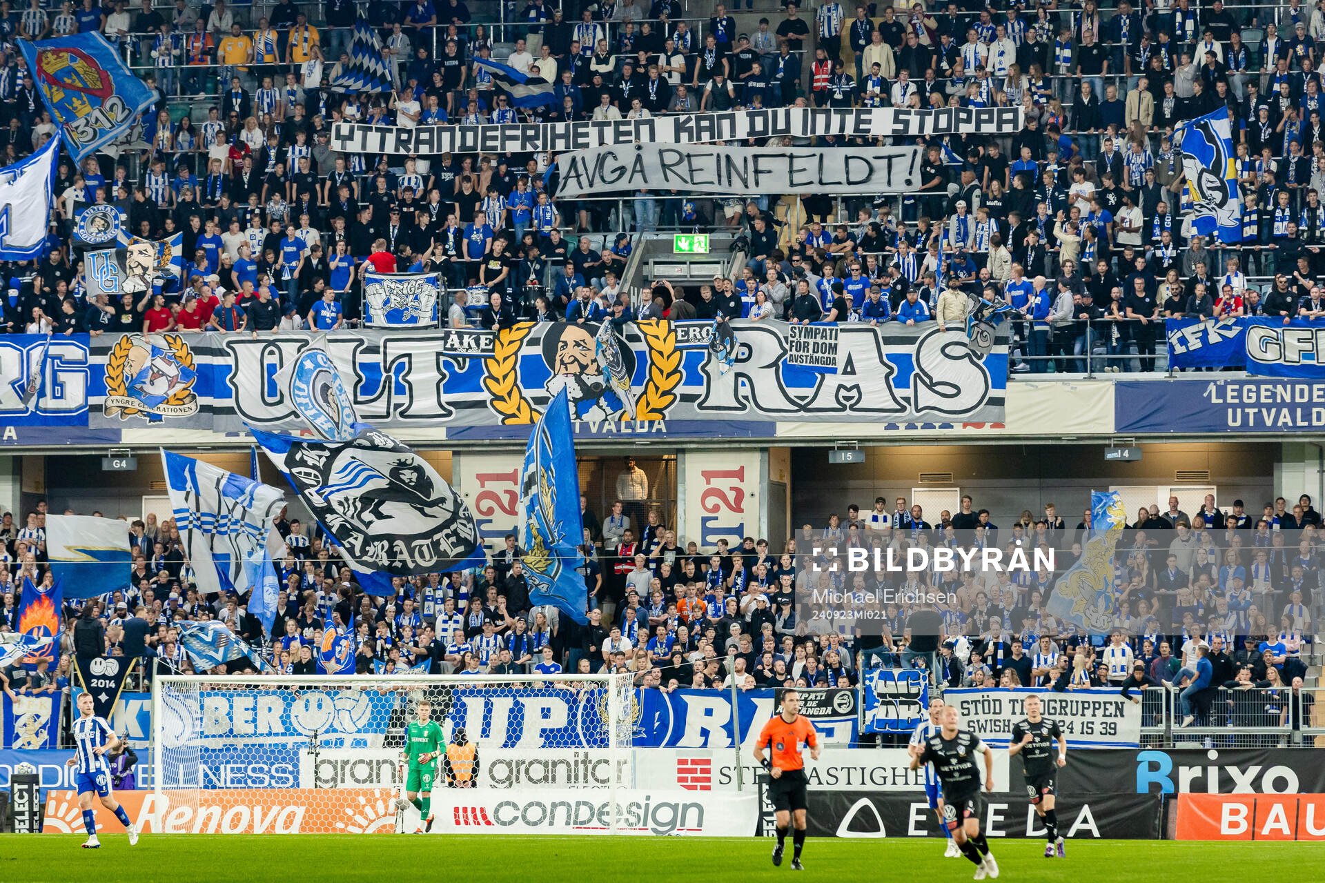 under fotbollsmatchen i Allsvenskan mellan IFK Göteborg