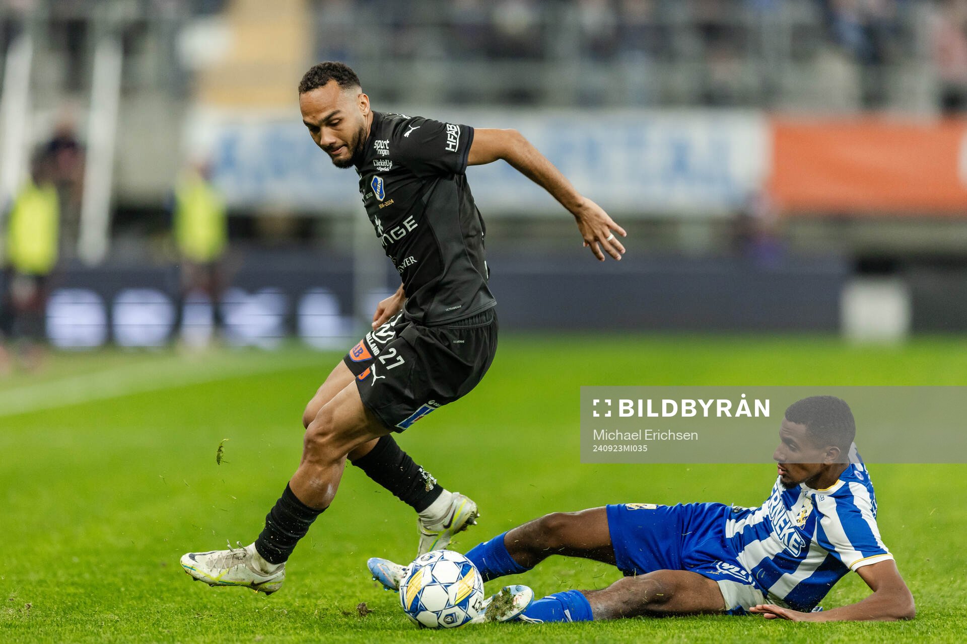 Halmstads Vinicius Nogueira De Oliveira och IFK Göteborgs