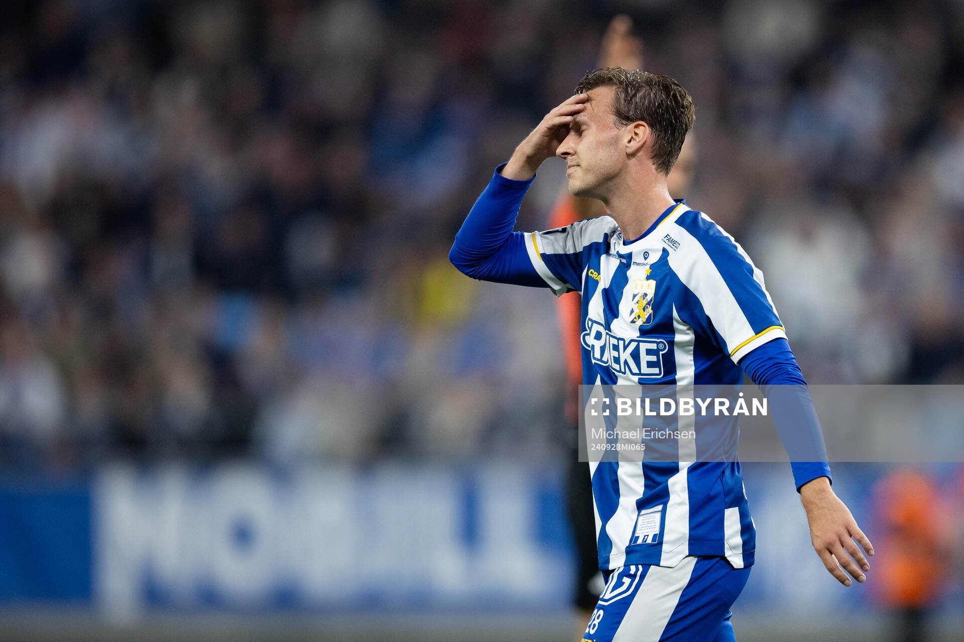 IFK Göteborgs Lucas Kåhed deppar