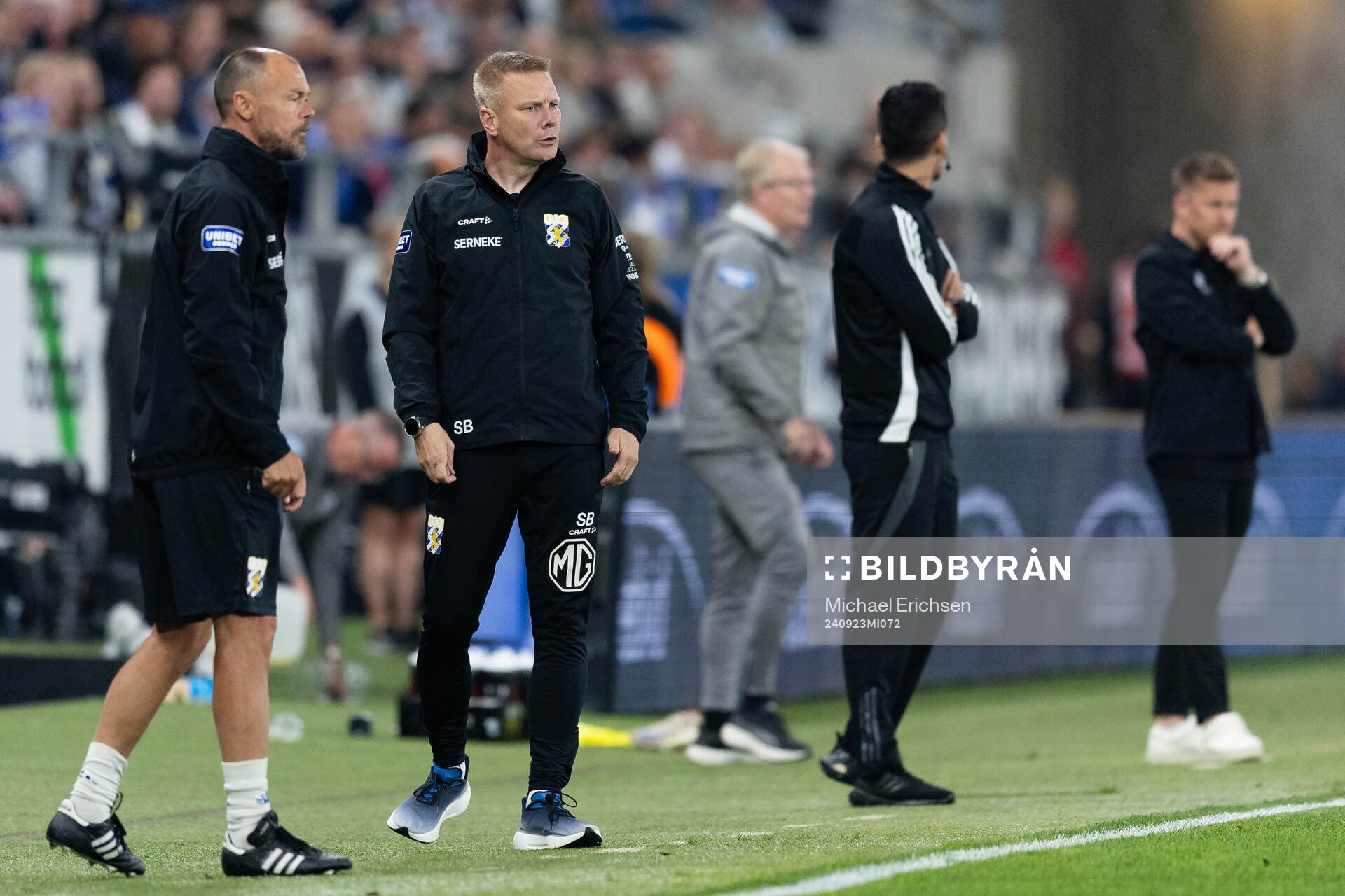 IFK Göteborgs assisterande tränare Joachim Björklund och