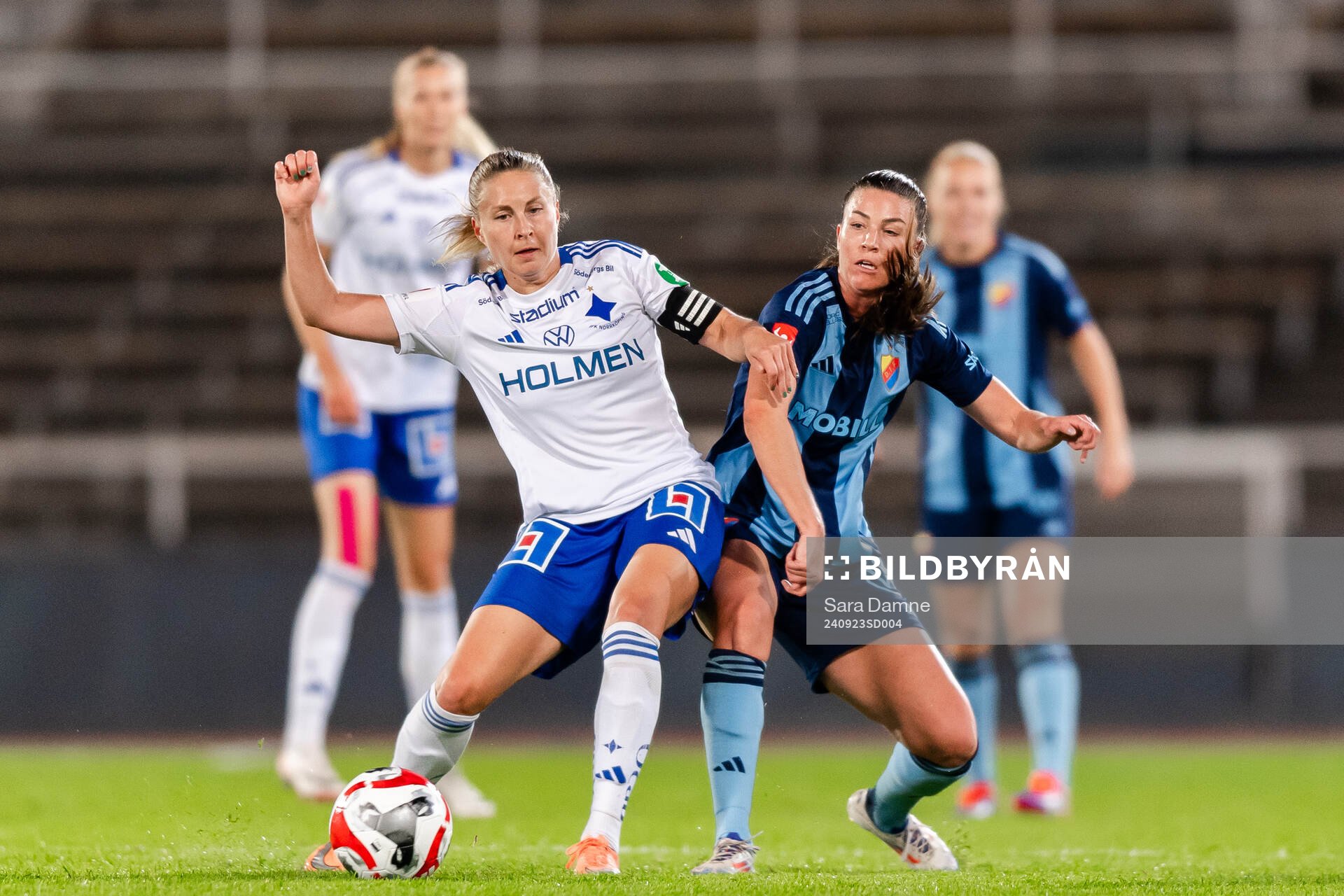 IFK Norrköpings Maya Aliyah Antoine och Djurgårdens