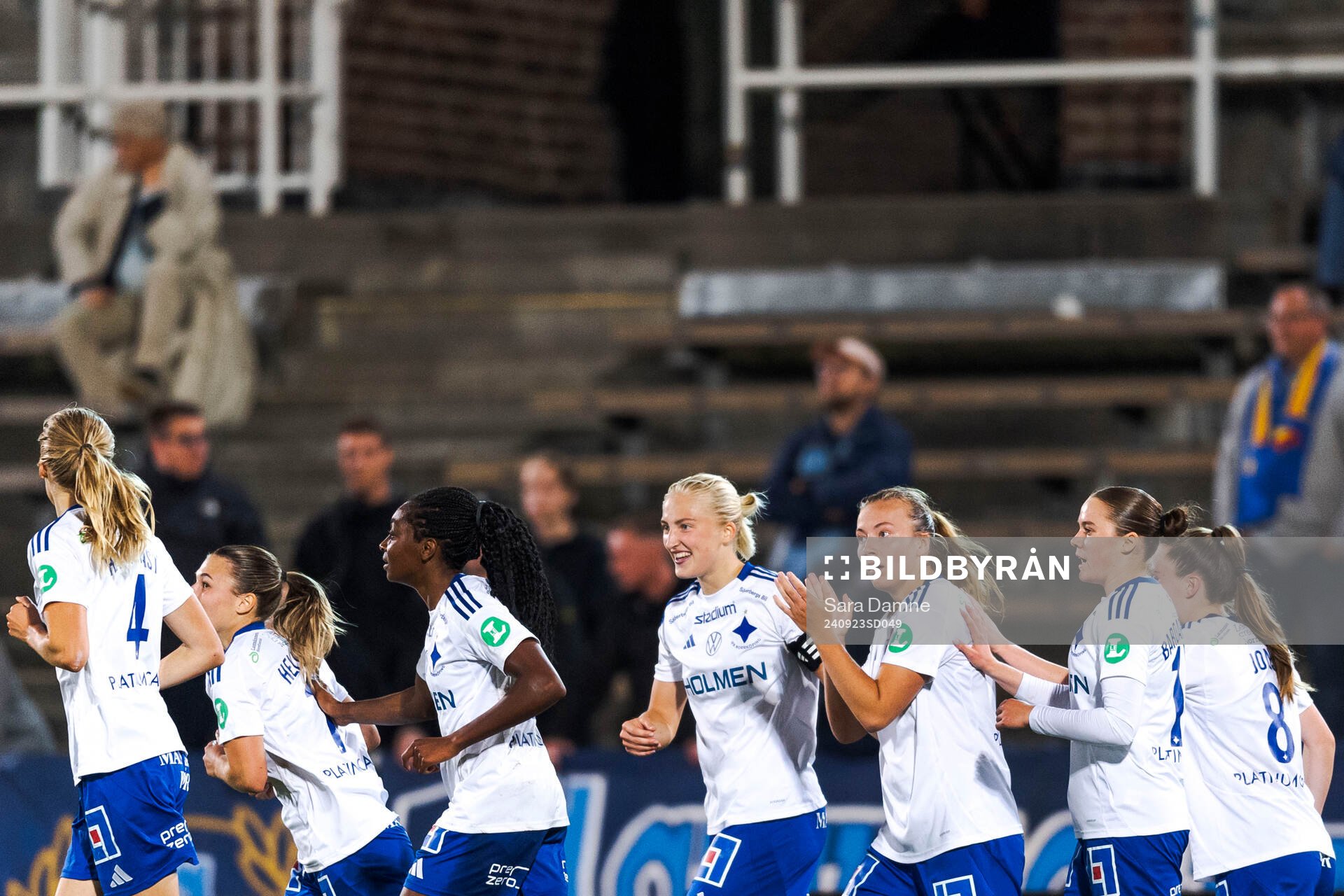 IFK Norrköpings Wilma Leidhammar jublar