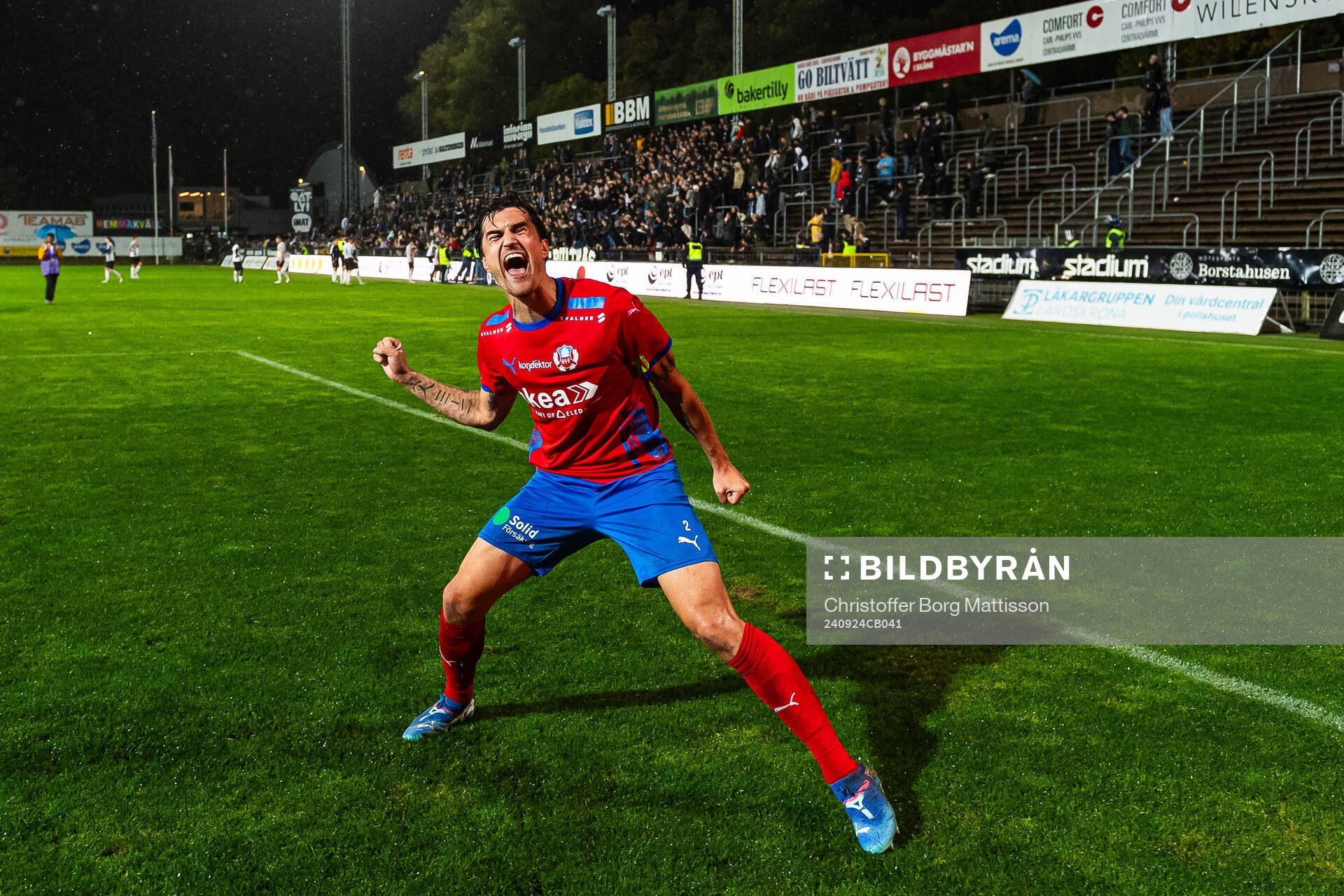 Helsingborgs Jon Birkfeldt jublar