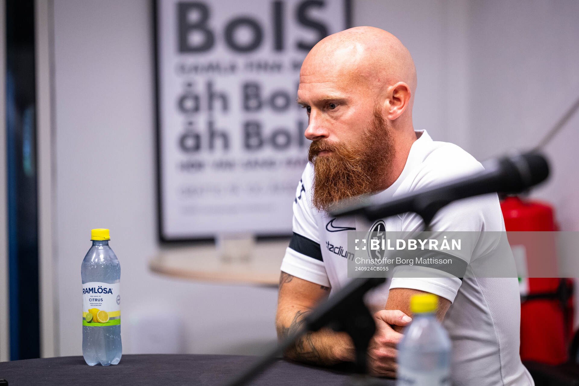 Landskronas tränare Max Mölder deppar