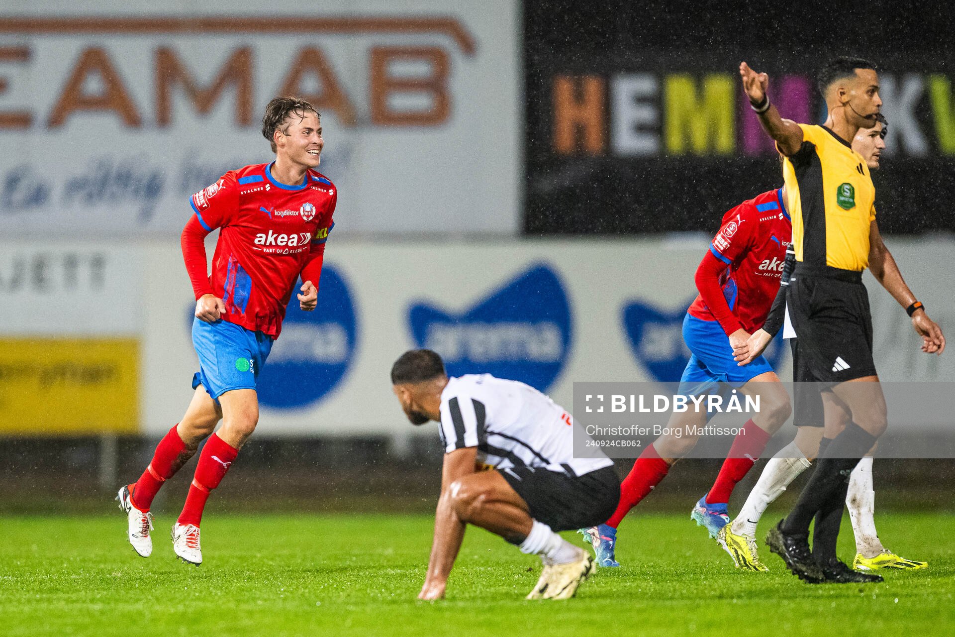 Helsingborgs Daniel Bergman jublar
