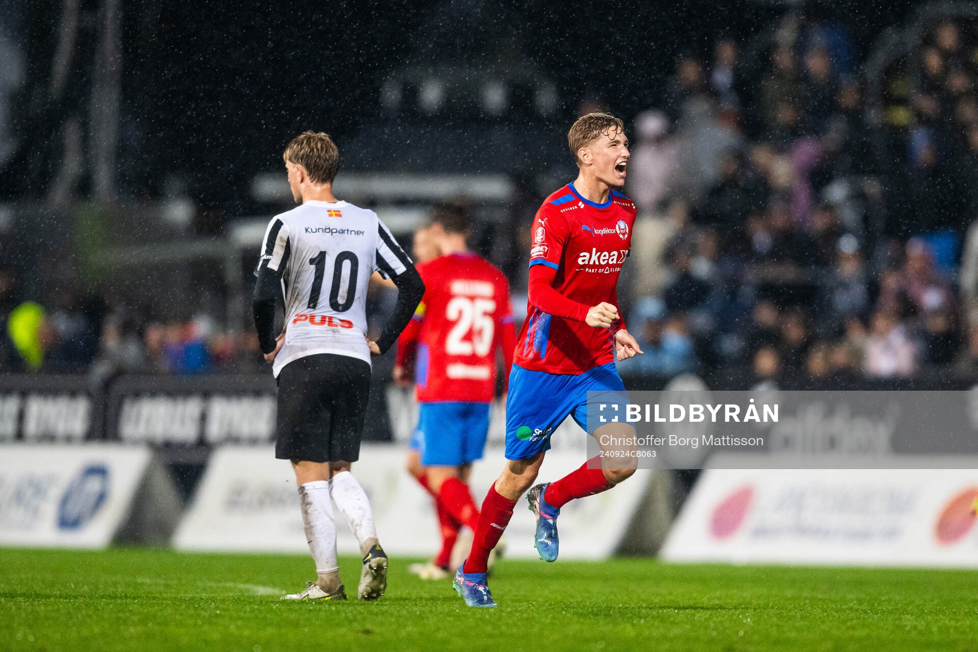 Landskronas Adam Egnell deppar och Helsingborgs Lukas