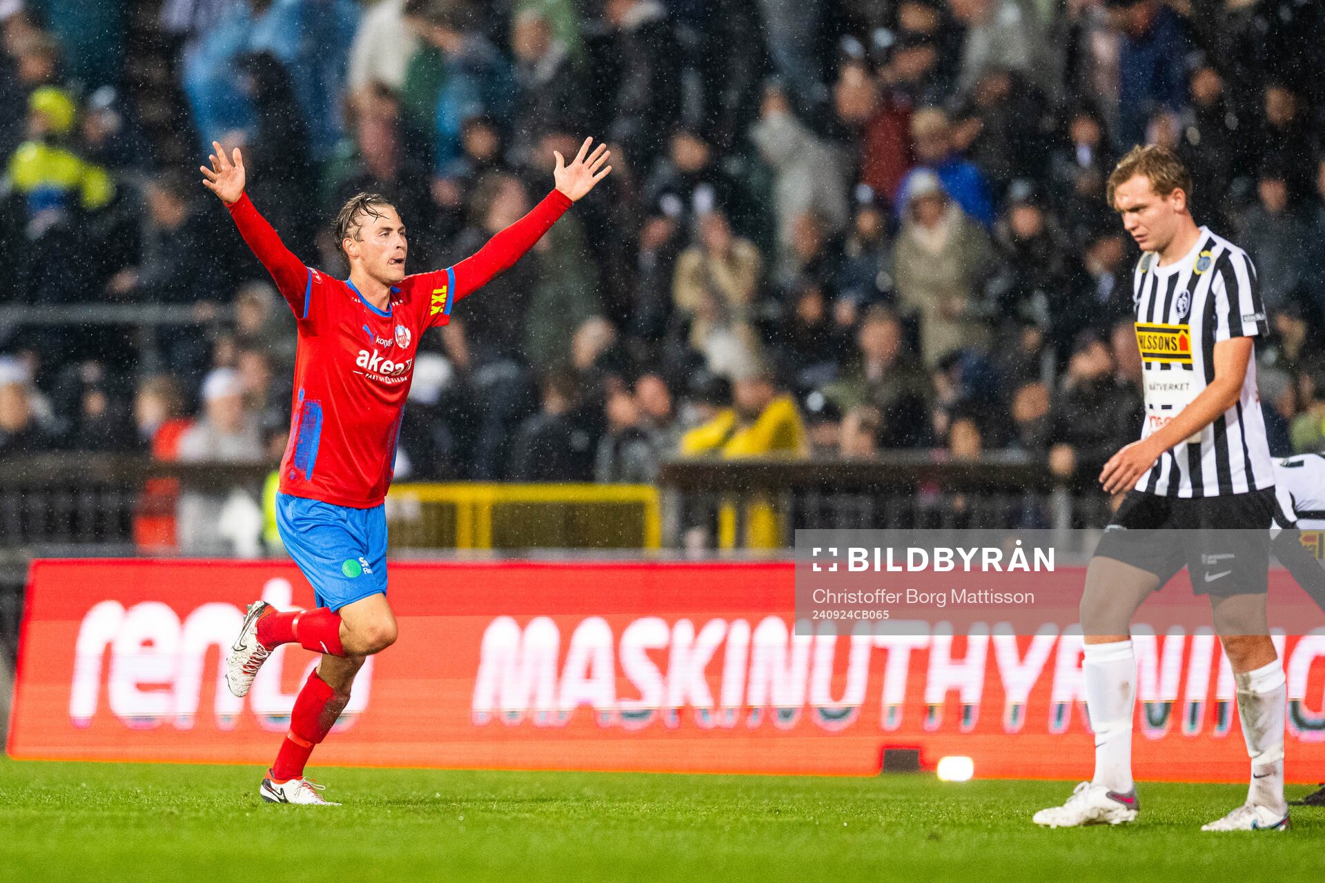 Helsingborgs Daniel Bergman jublar