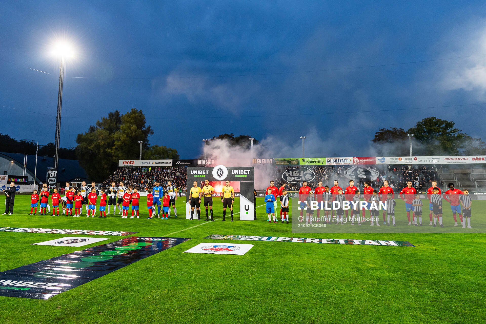 Landskronas och Helsingborgs spelare