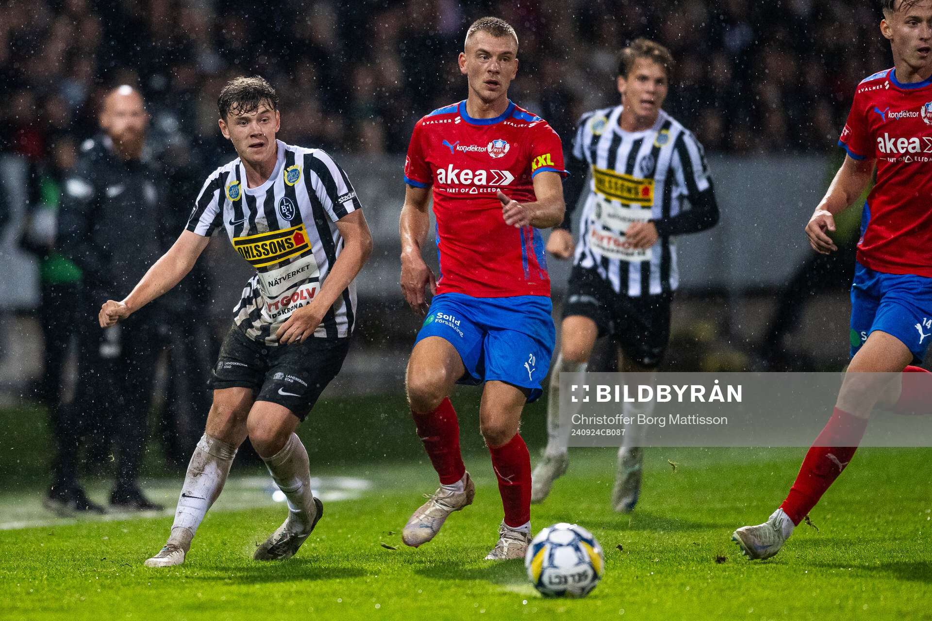 Landskronas Max Nilsson och Helsingborgs Dennis Olsson