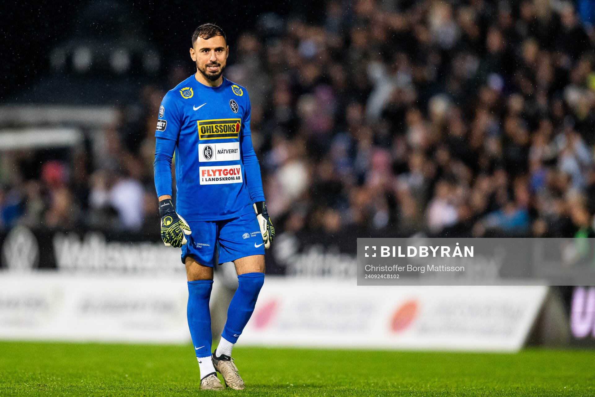 Landskronas målvakt Amr Kaddoura