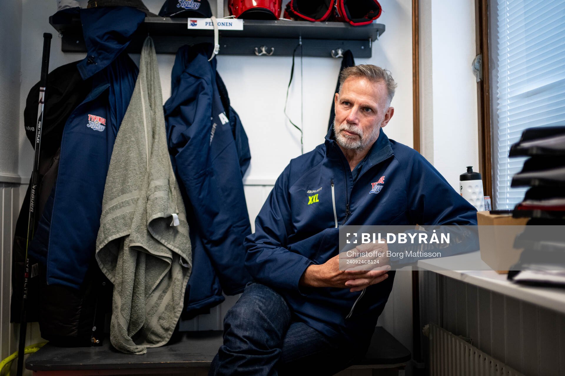 Ishockeytränaren Mats Lusth
