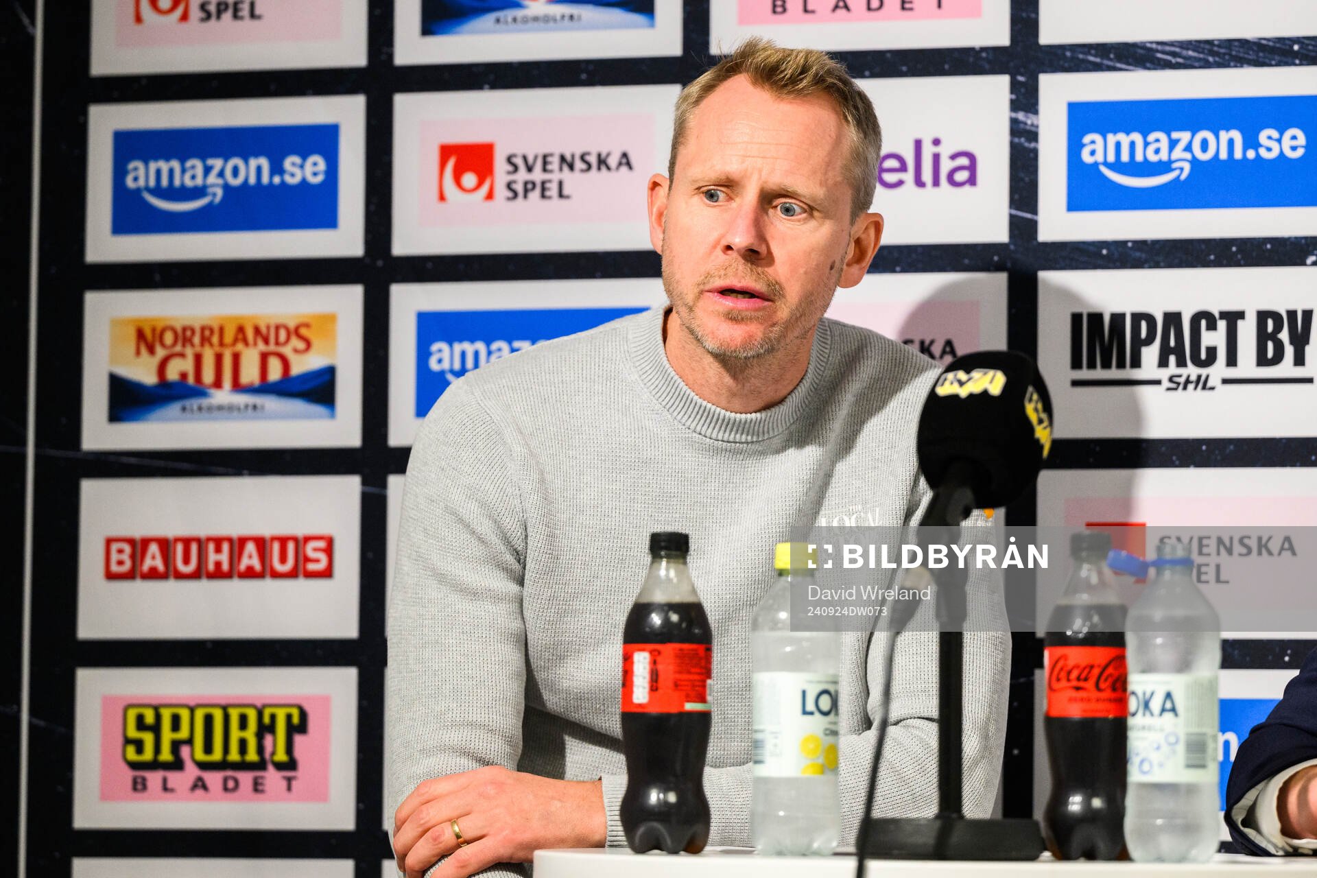 Skellefteås  tränare Robert Ohlsson