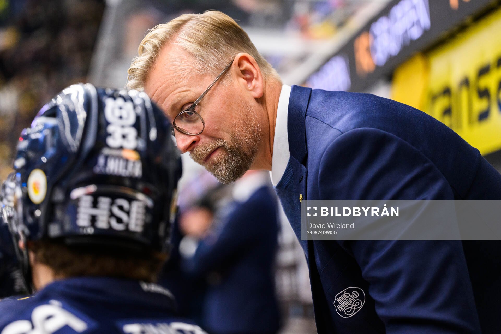 HV71s assisterande tränare Johan Davidsson