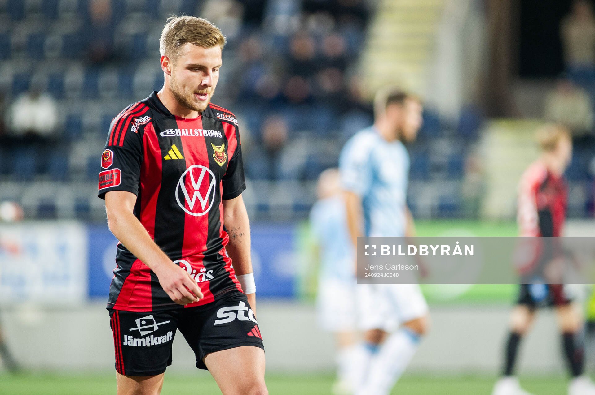 Östersunds Mykola Musolitin deppar