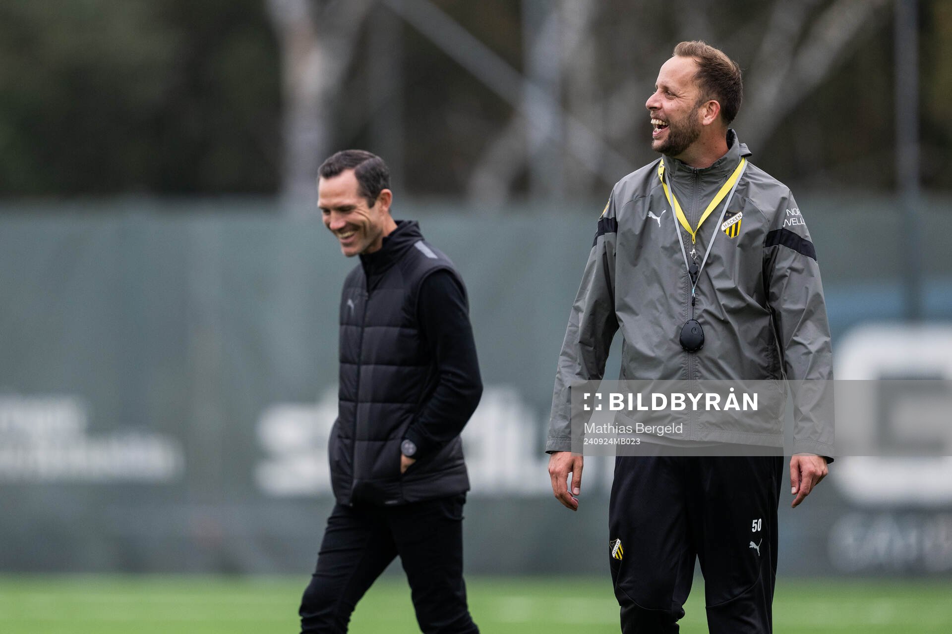 Sportchef Martin Eriksson och tränare Joop Oosterveld