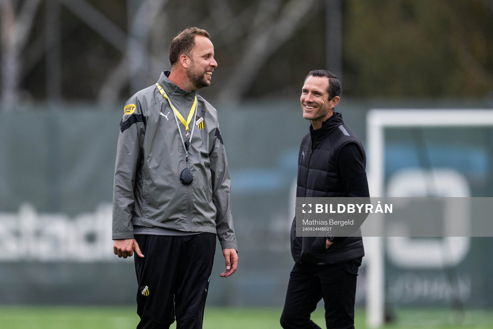 Tränare Joop Oosterveld och sportchef Martin Eriksson