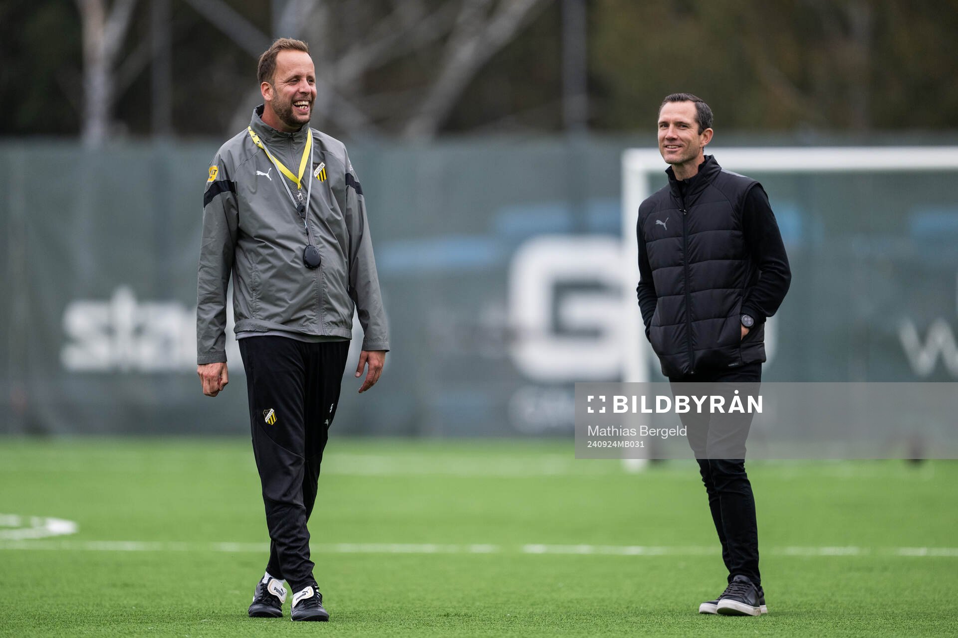 Tränare Joop Oosterveld och sportchef Martin Eriksson