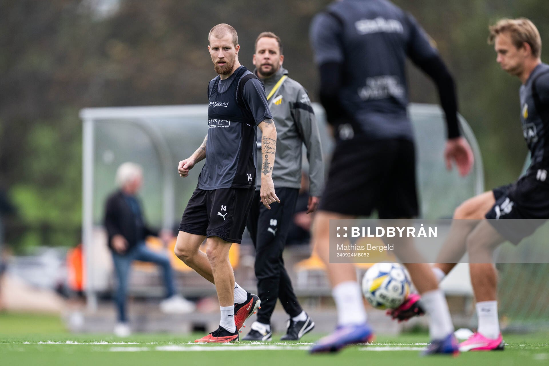 Simon Gustafson och tränare Joop Oosterveld