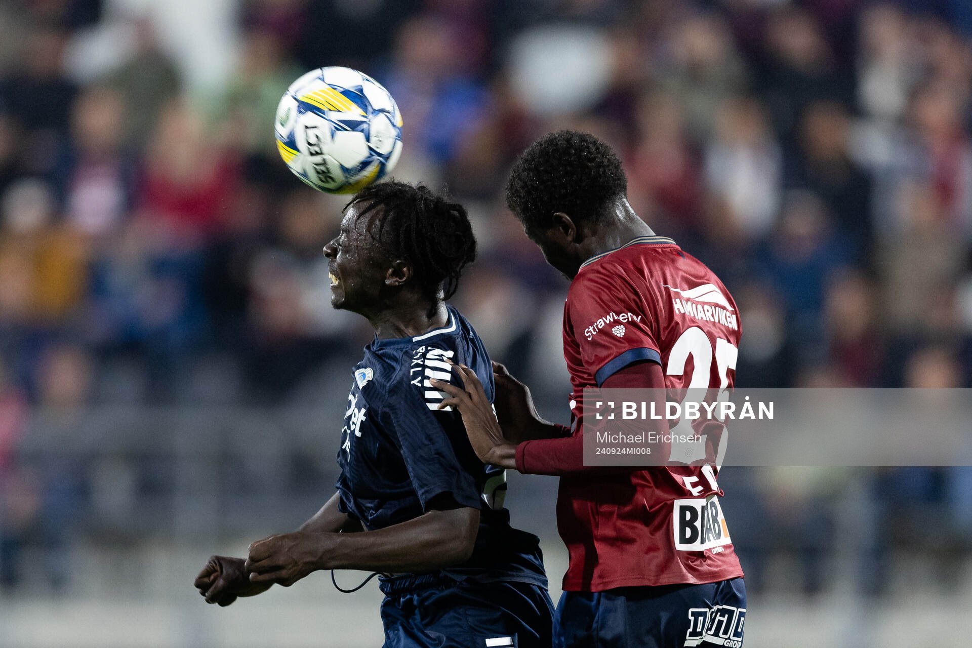 Utsiktens Kalipha Jawla och Örgrytes Abdoulaye Faye