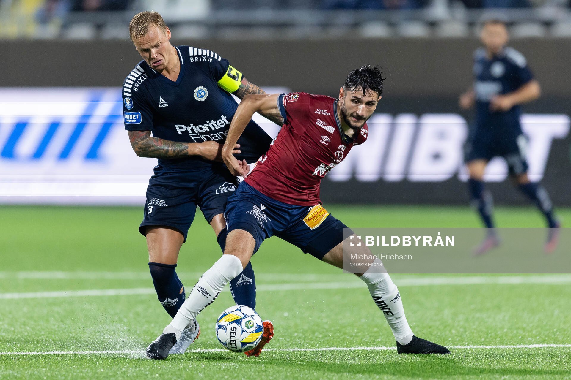 Utsiktens Jesper Brandt och Örgrytes Filip Trpcevski