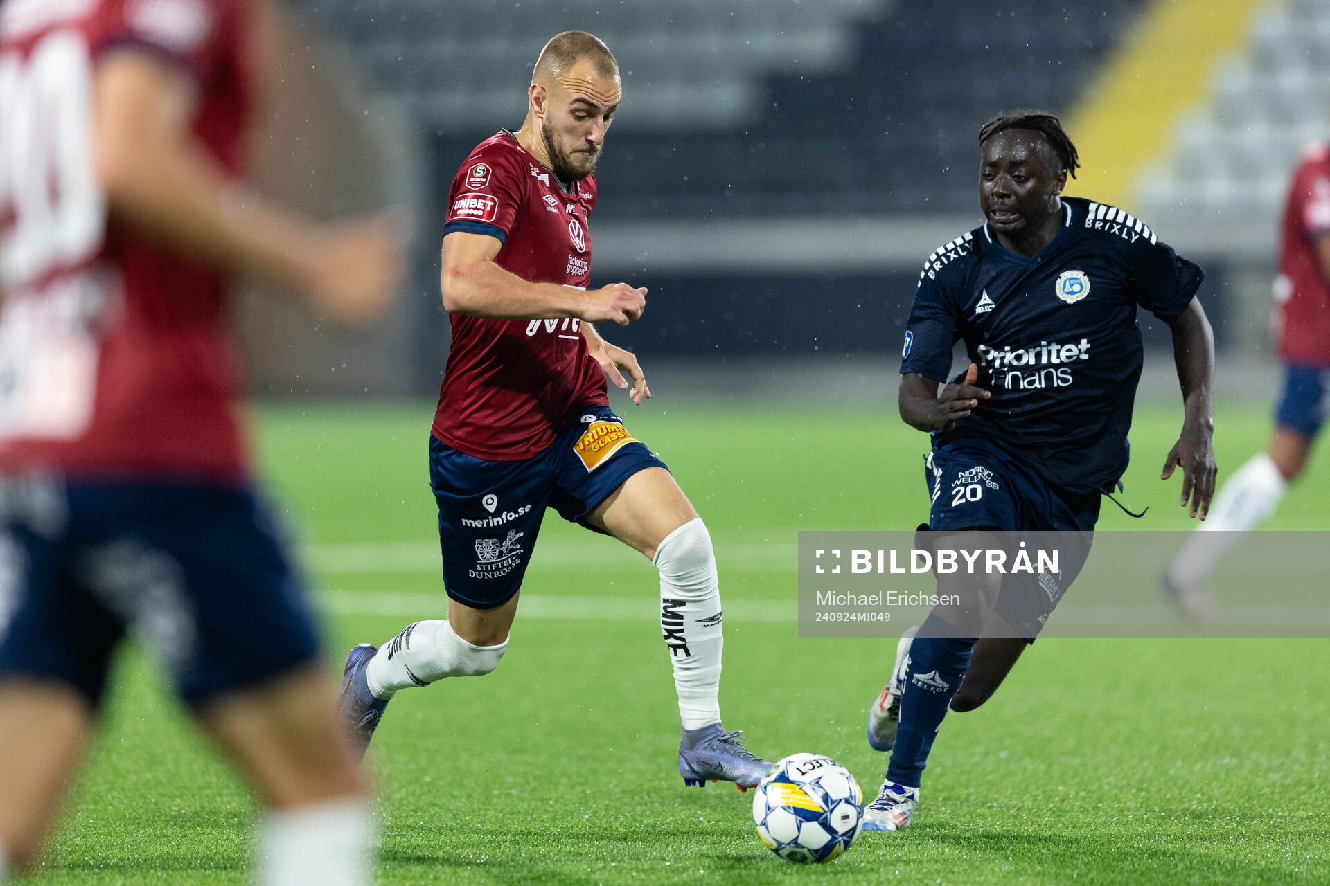 Örgrytes Amel Mujanic och Utsiktens Kalipha Jawla