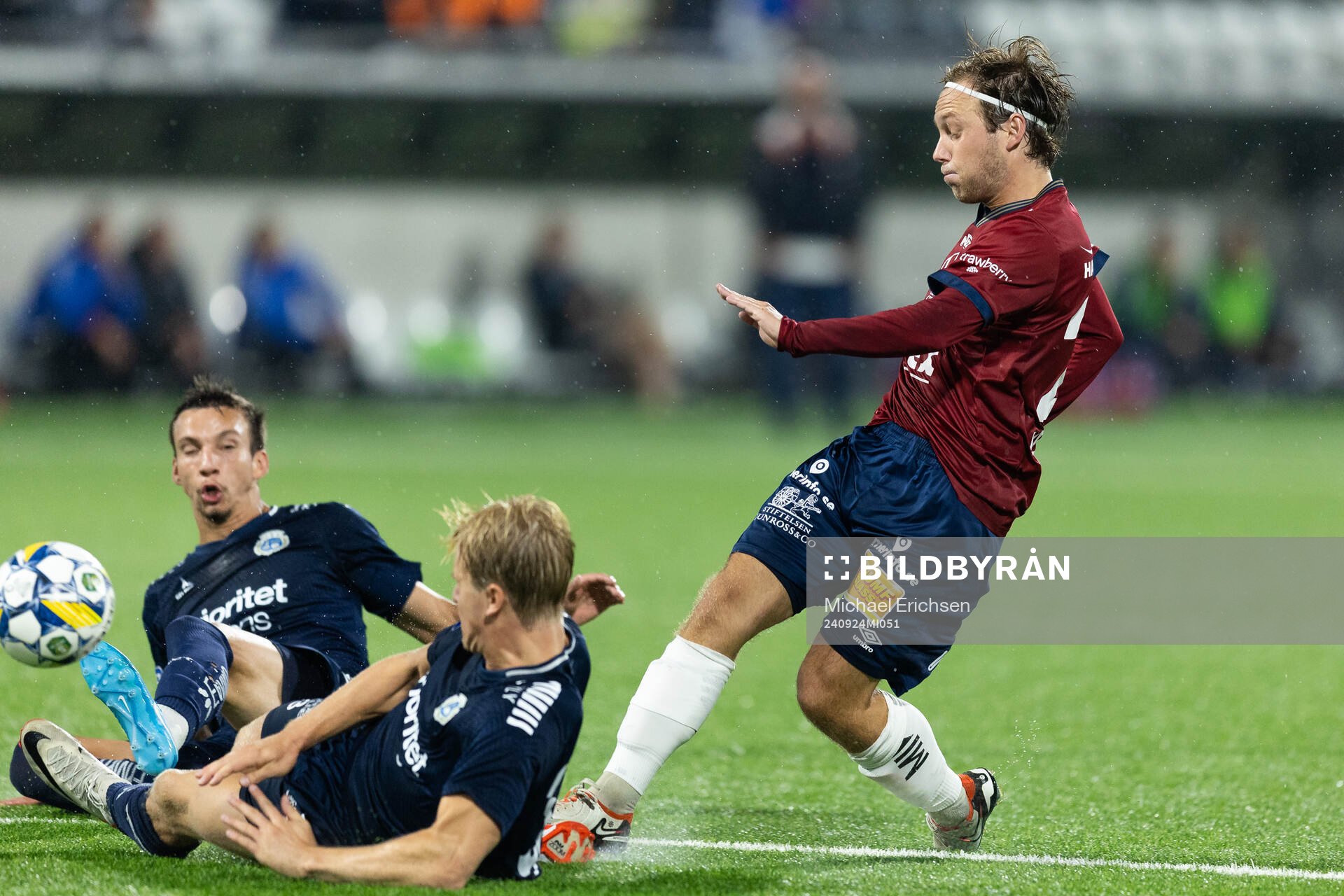 Örgrytes William Kenndal skjuter 0-1