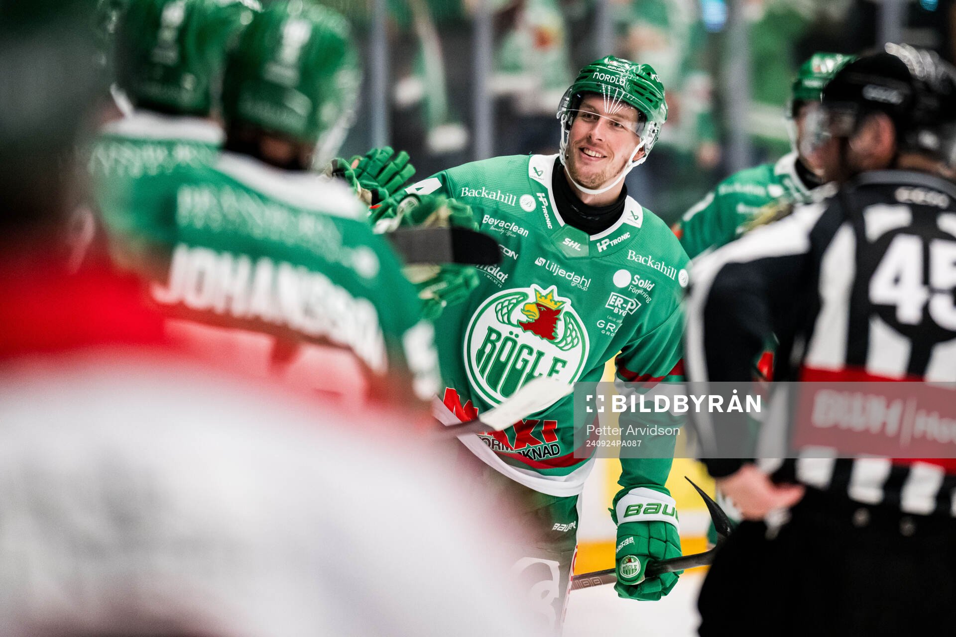Rögles Mattias Göransson jublar