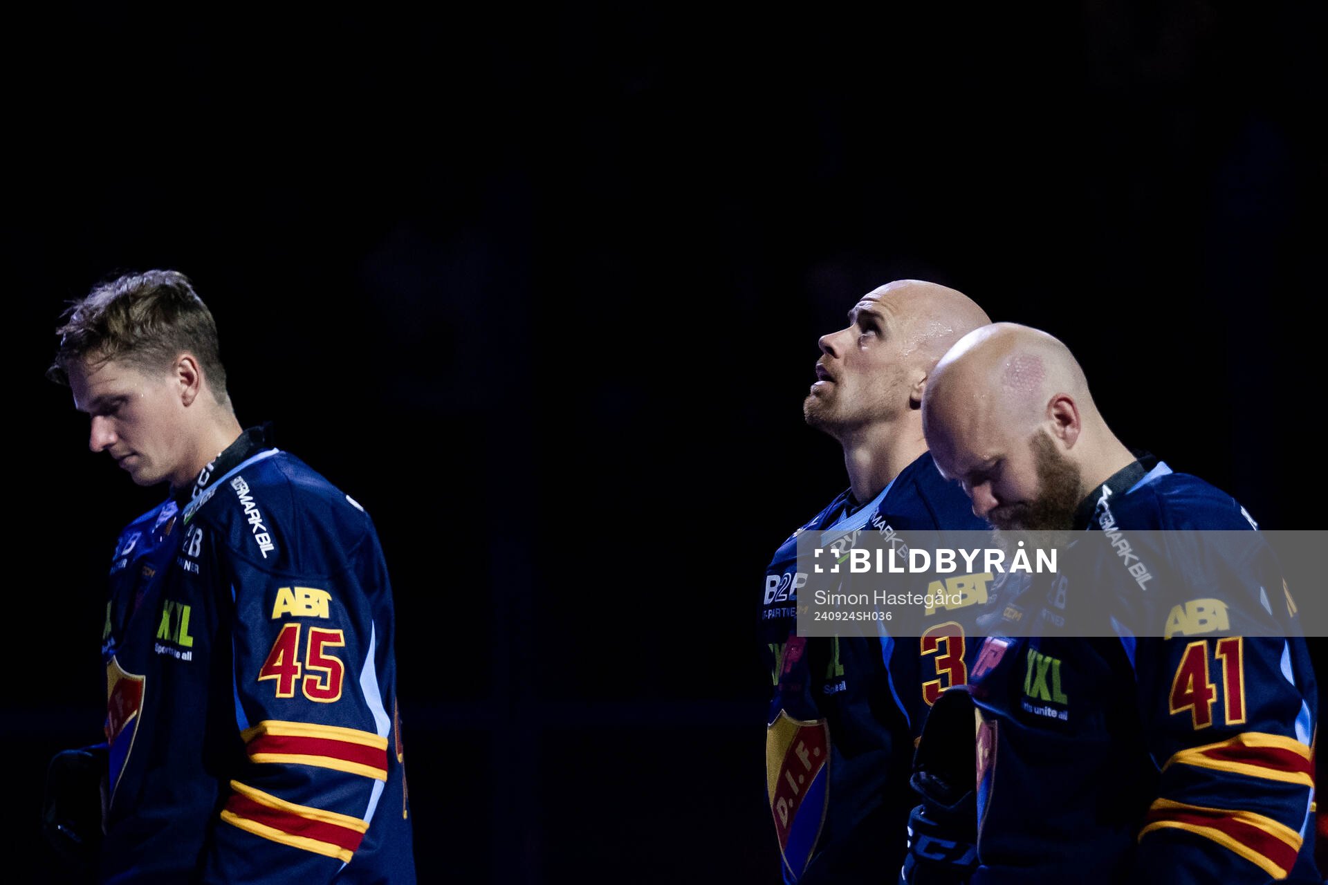 Djurgårdens Hugo Blixt , Daniel Brodin och Patrick Thoresen