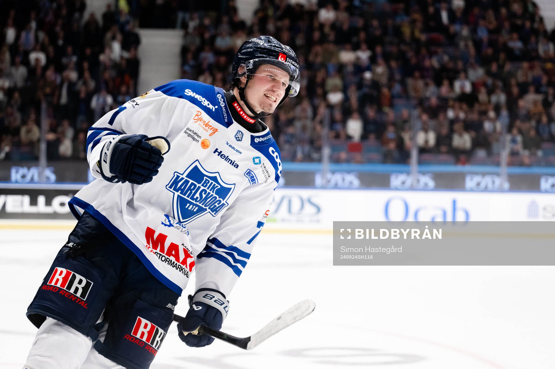 Karlskogas Eskild Bakke Olsen jublar
