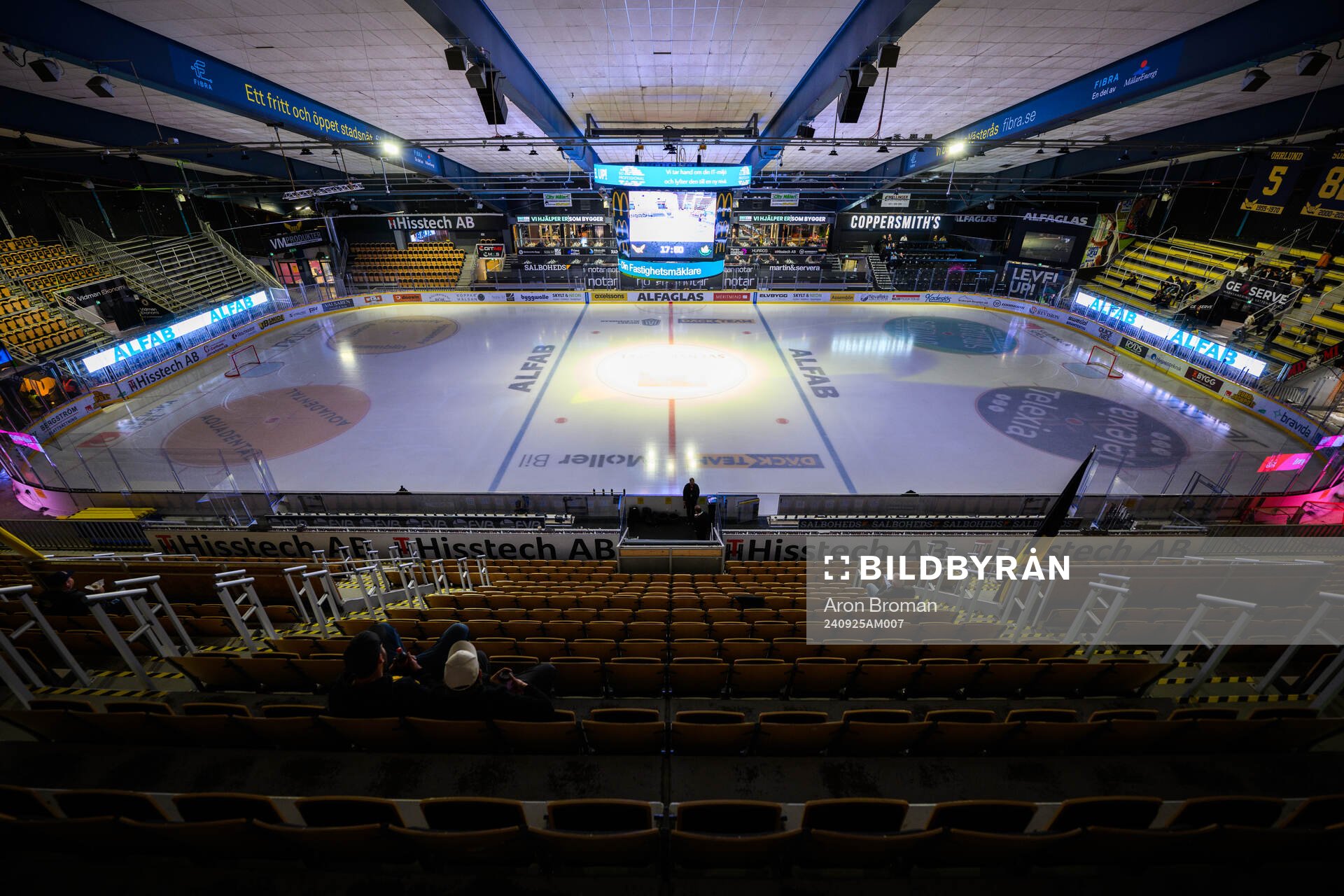 Interiör vy av ABB Arena