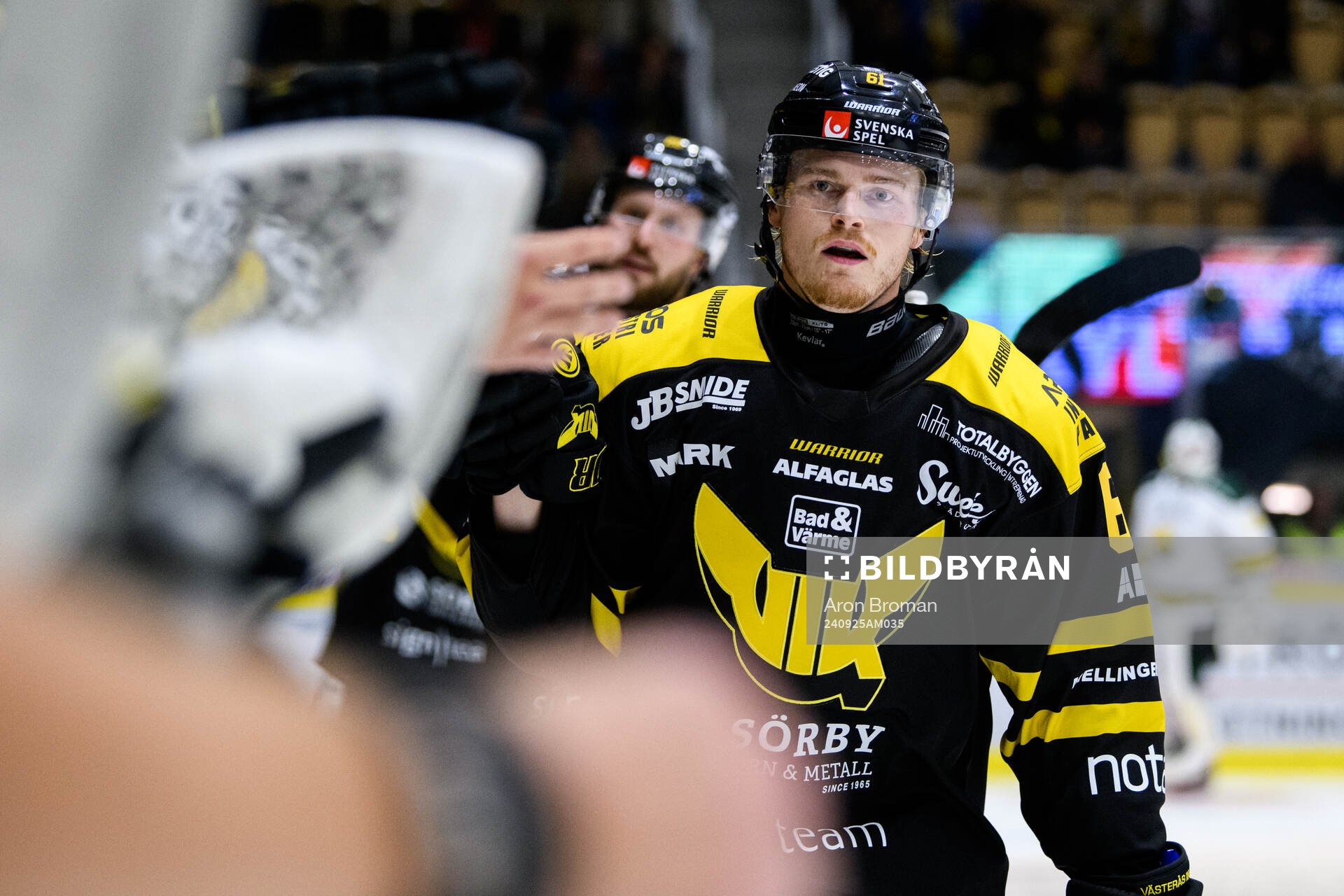 Västerås Malte Sjögren jublar