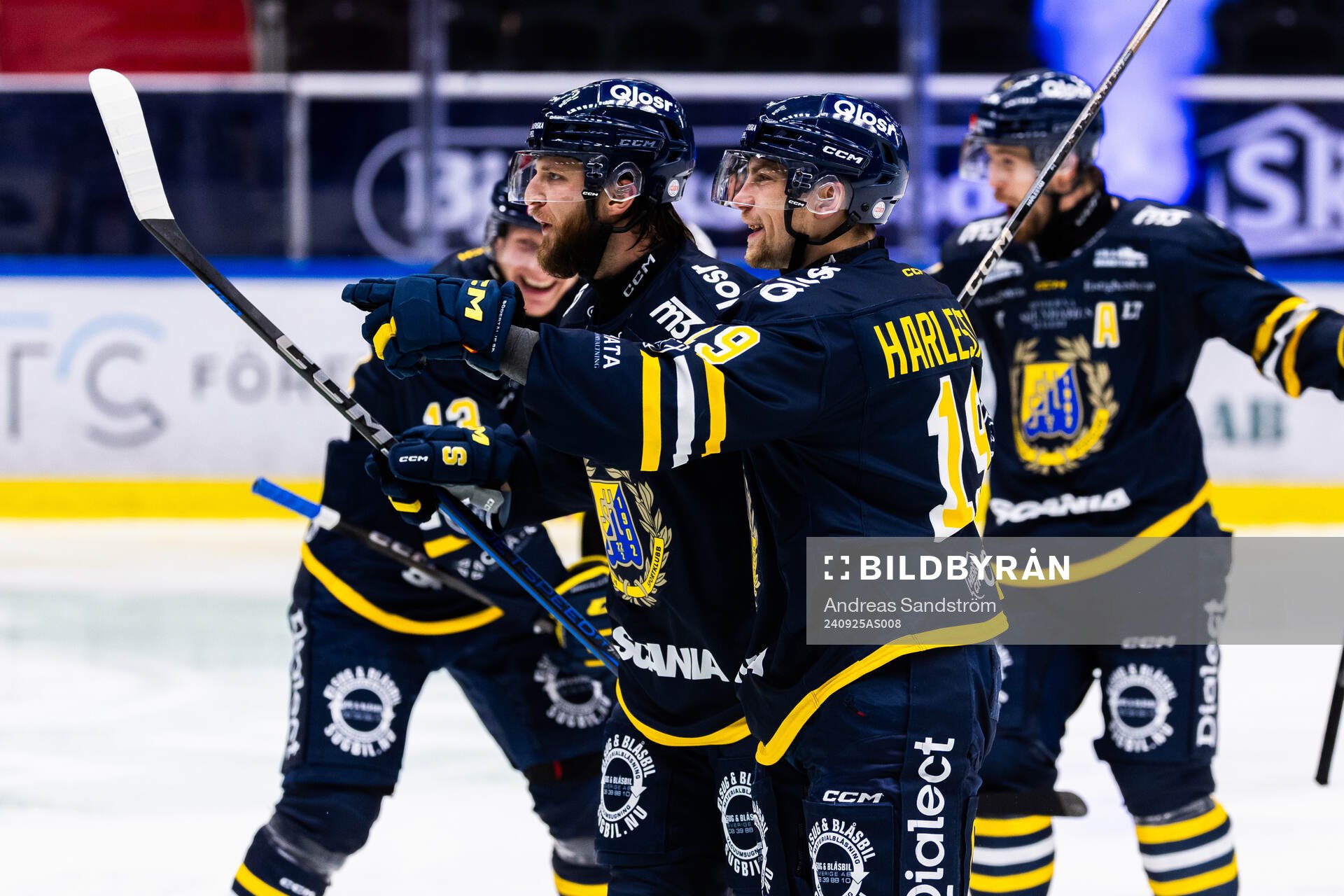 Södertäljes Hampus Harlestam jublar