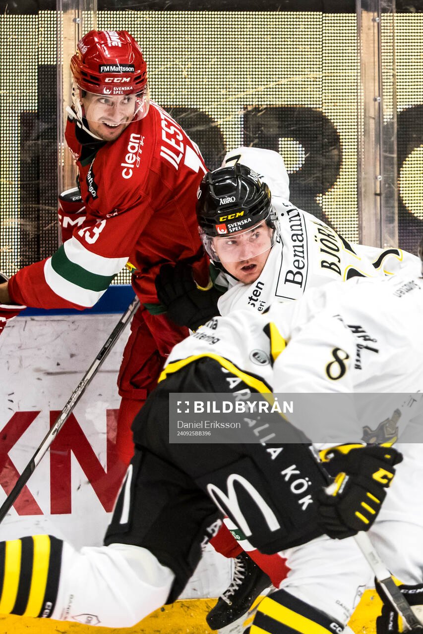 Moras Fabian Ilestedt och AIKs Christoffer Björk