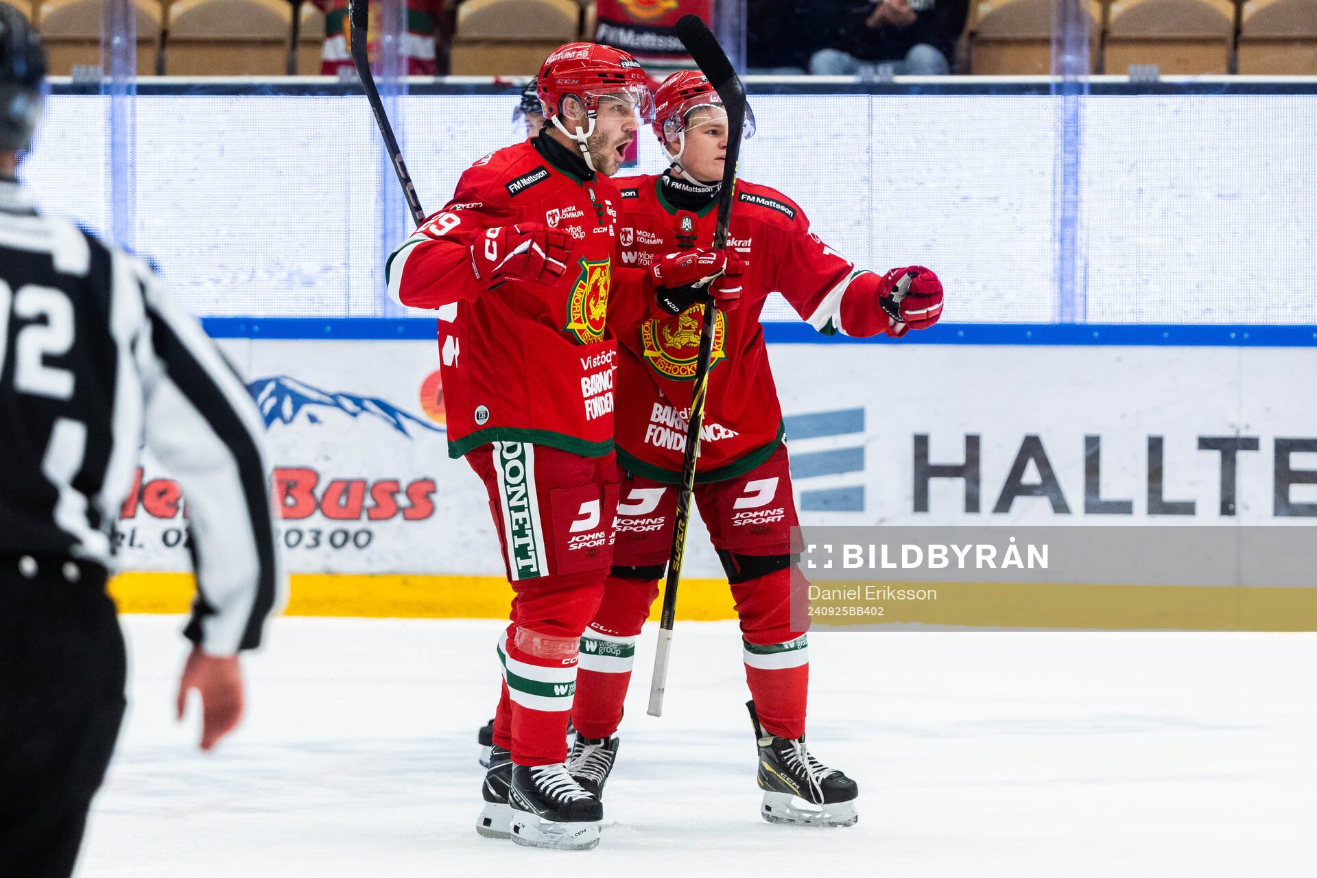 Moras Johan Persson jublar