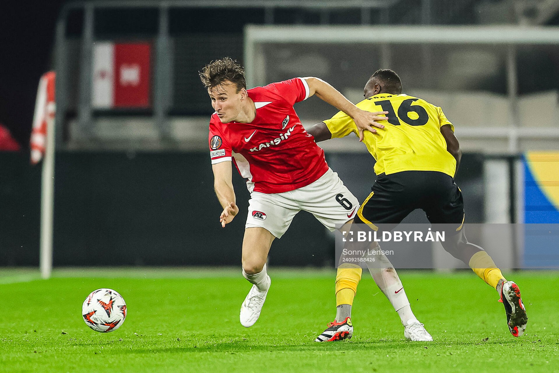 ALKMAAR - 25-09-2024, AFAS Stadium. UEFA Europa League,