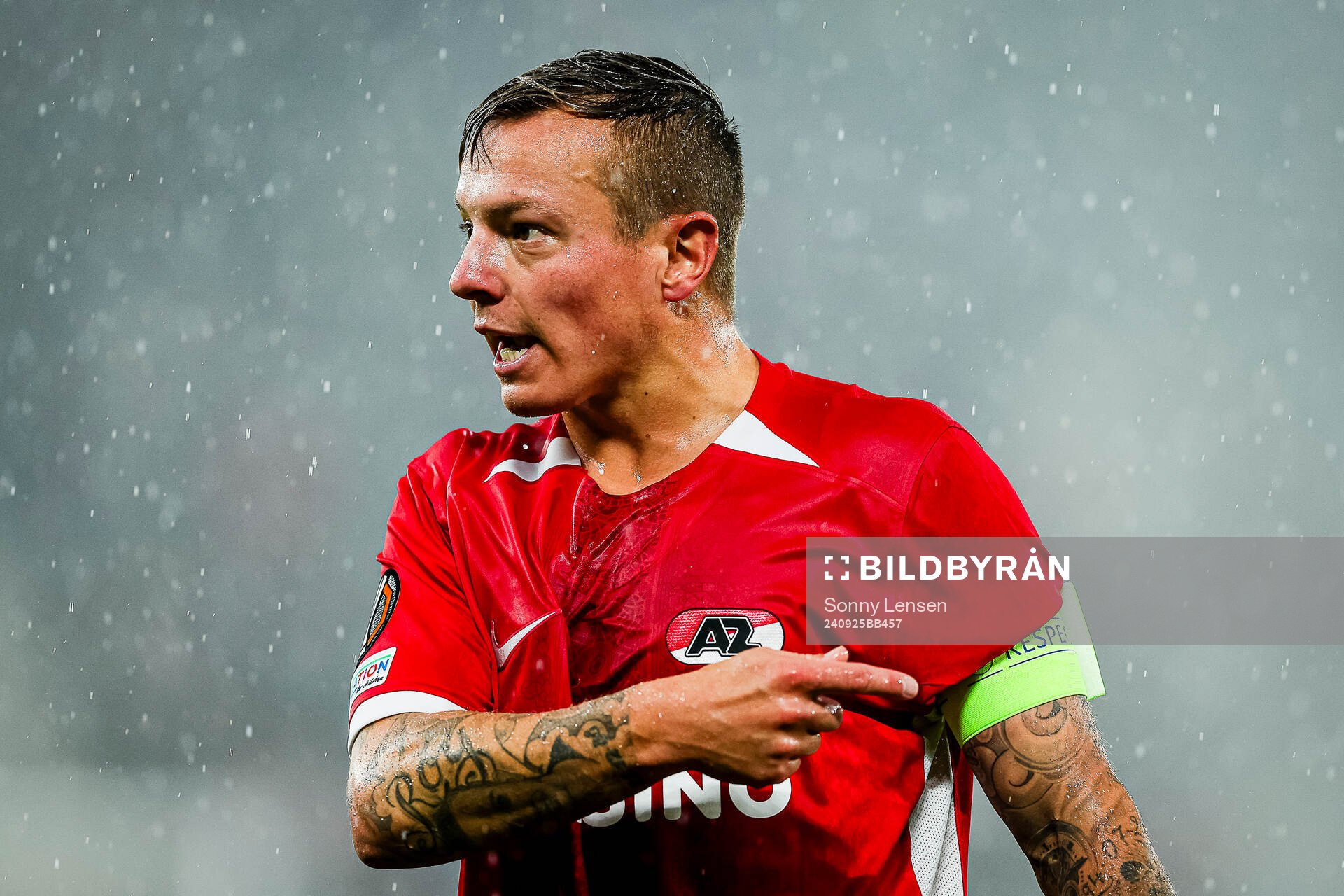 ALKMAAR - 25-09-2024, AFAS Stadium. UEFA Europa League,